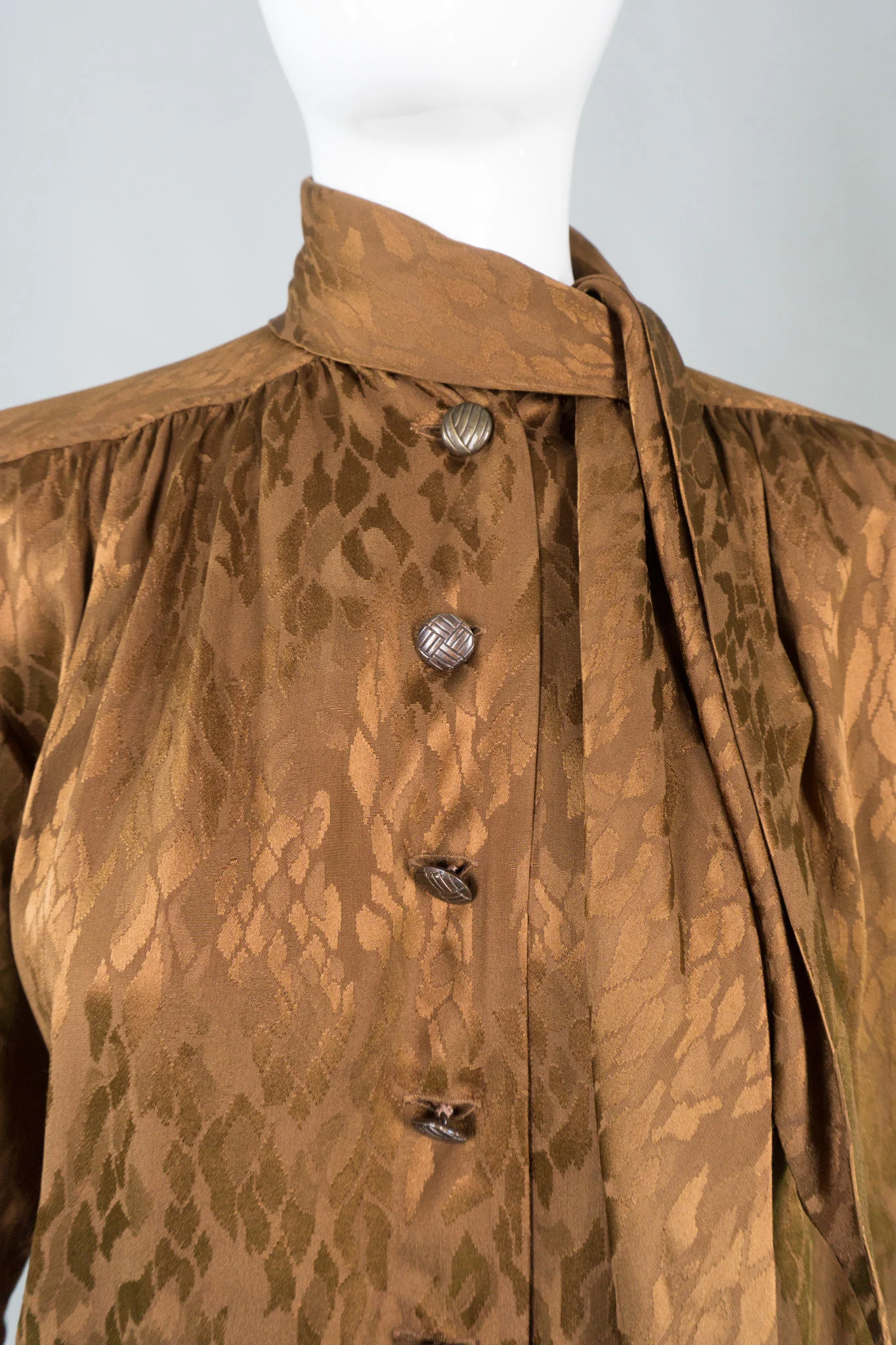 Scarf Neck Blouse - Image 8