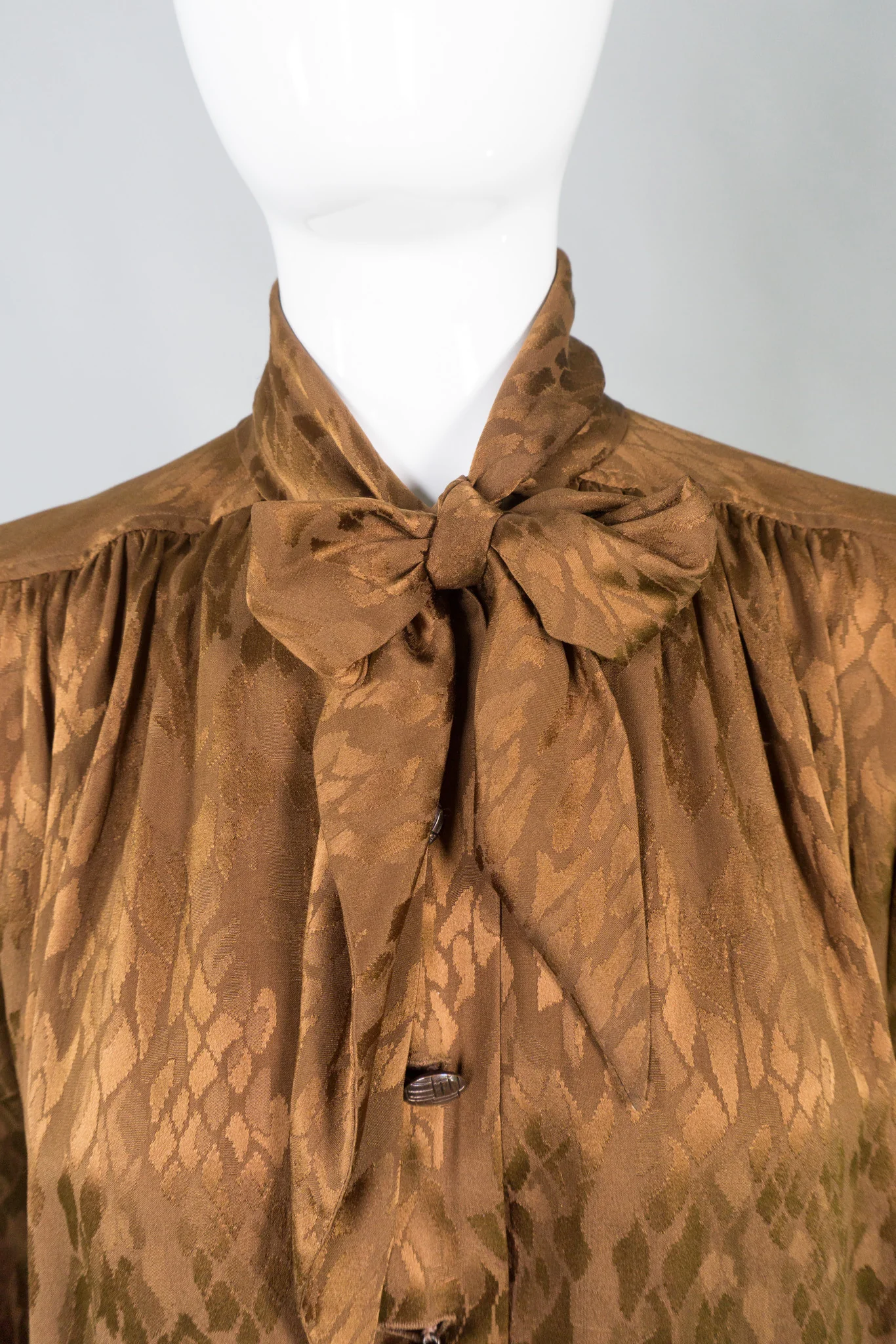 Scarf Neck Blouse - Image 9