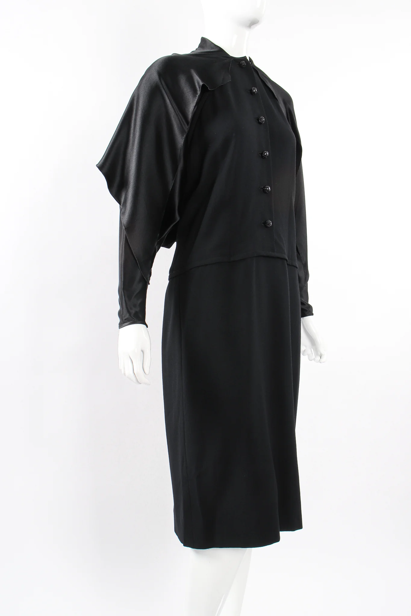 Scarf Tie Batwing Dress - Image 11