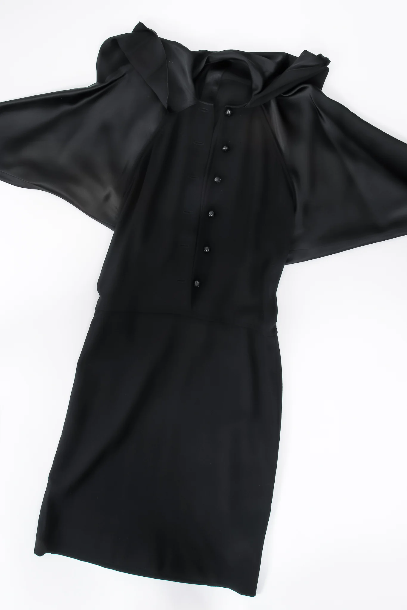 Scarf Tie Batwing Dress - Image 19