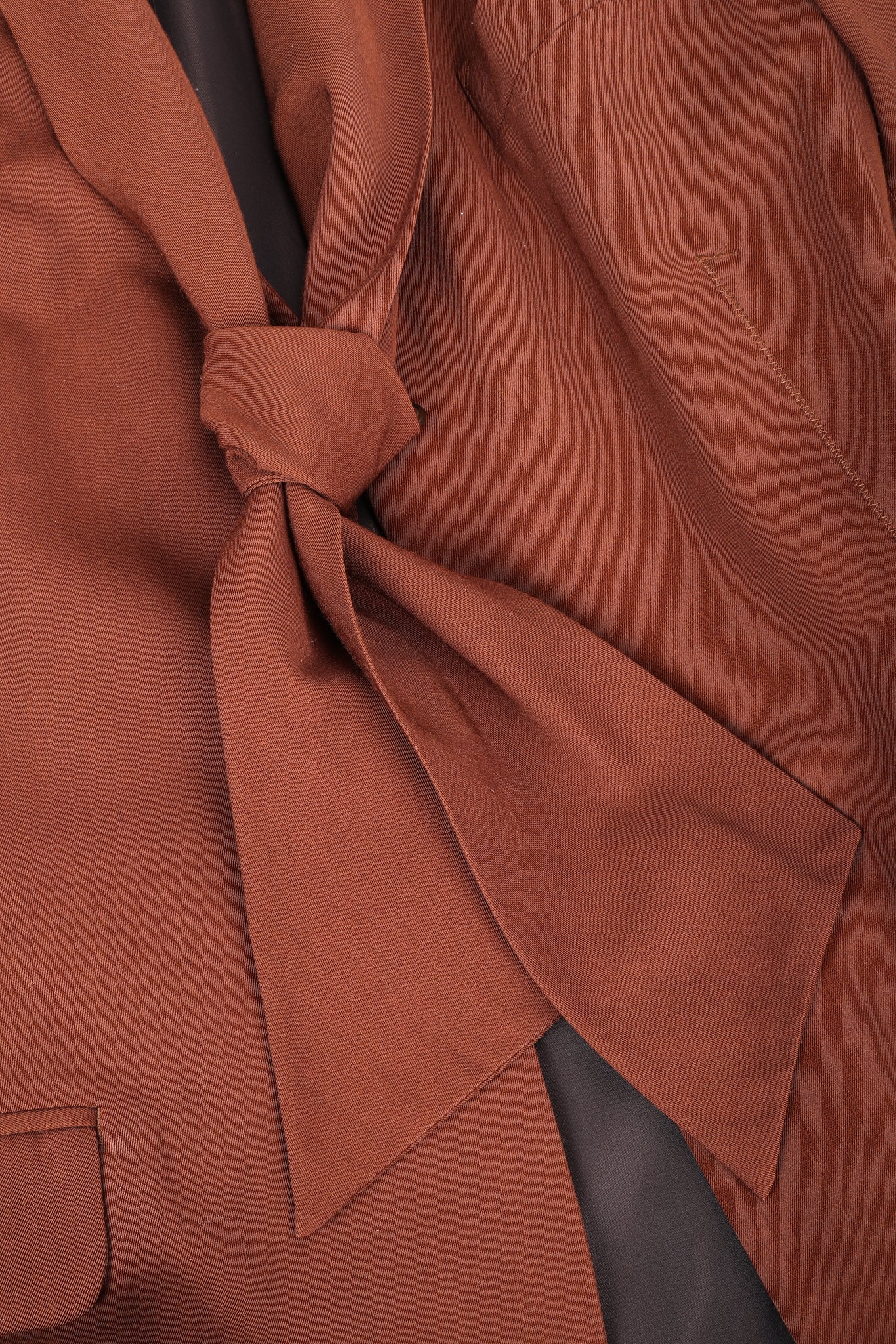 Scarf Tie Jacket & Pant Suit - Image 11
