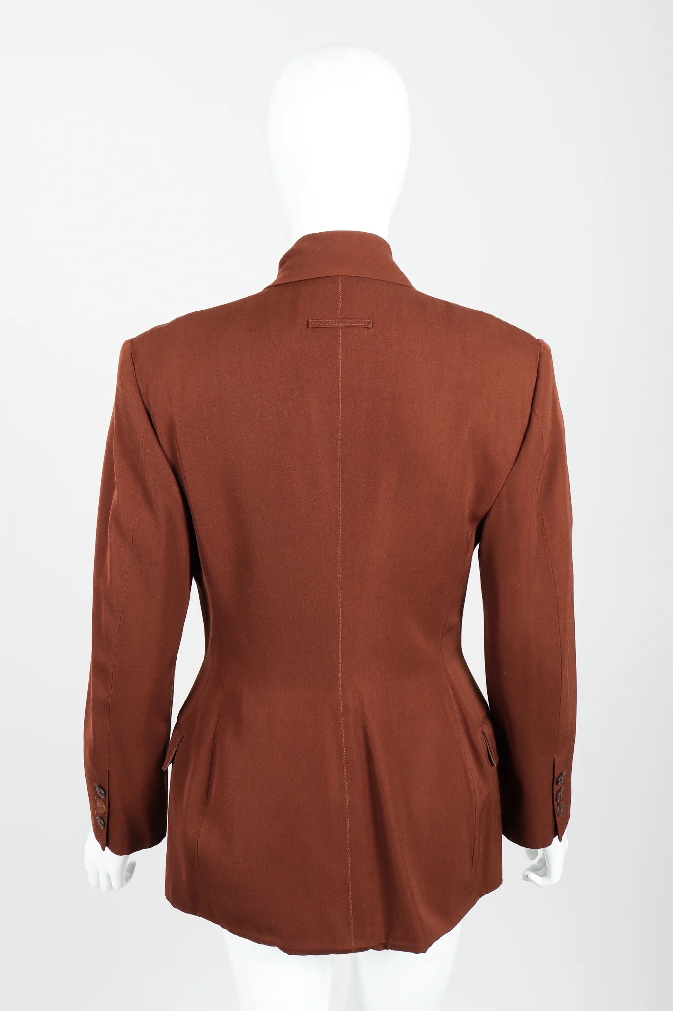 Scarf Tie Jacket & Pant Suit - Image 8