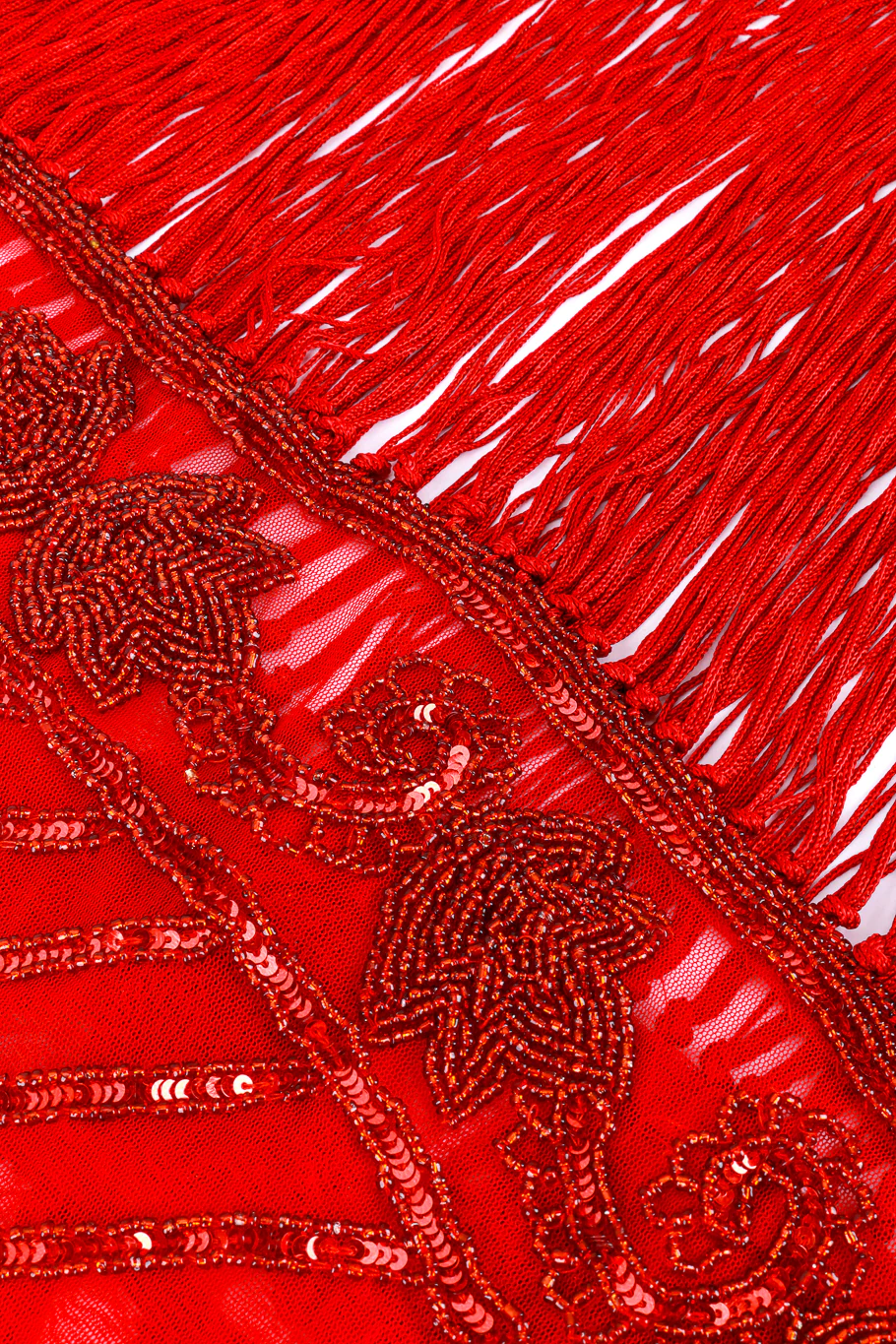Scarlet Sequin Fringe Flapper Dress - Image 7