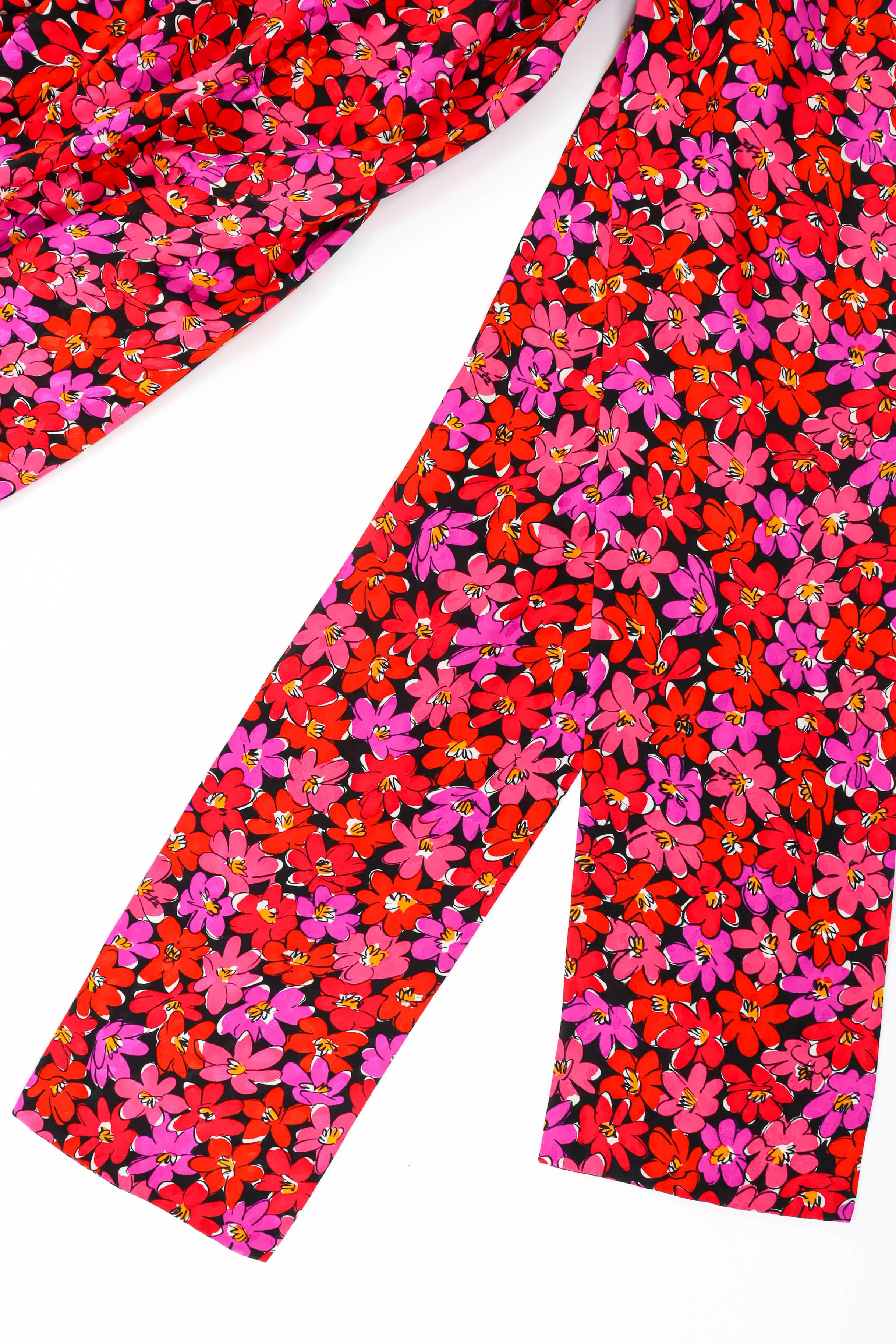 Scribble Floral Print Blouse - Image 6