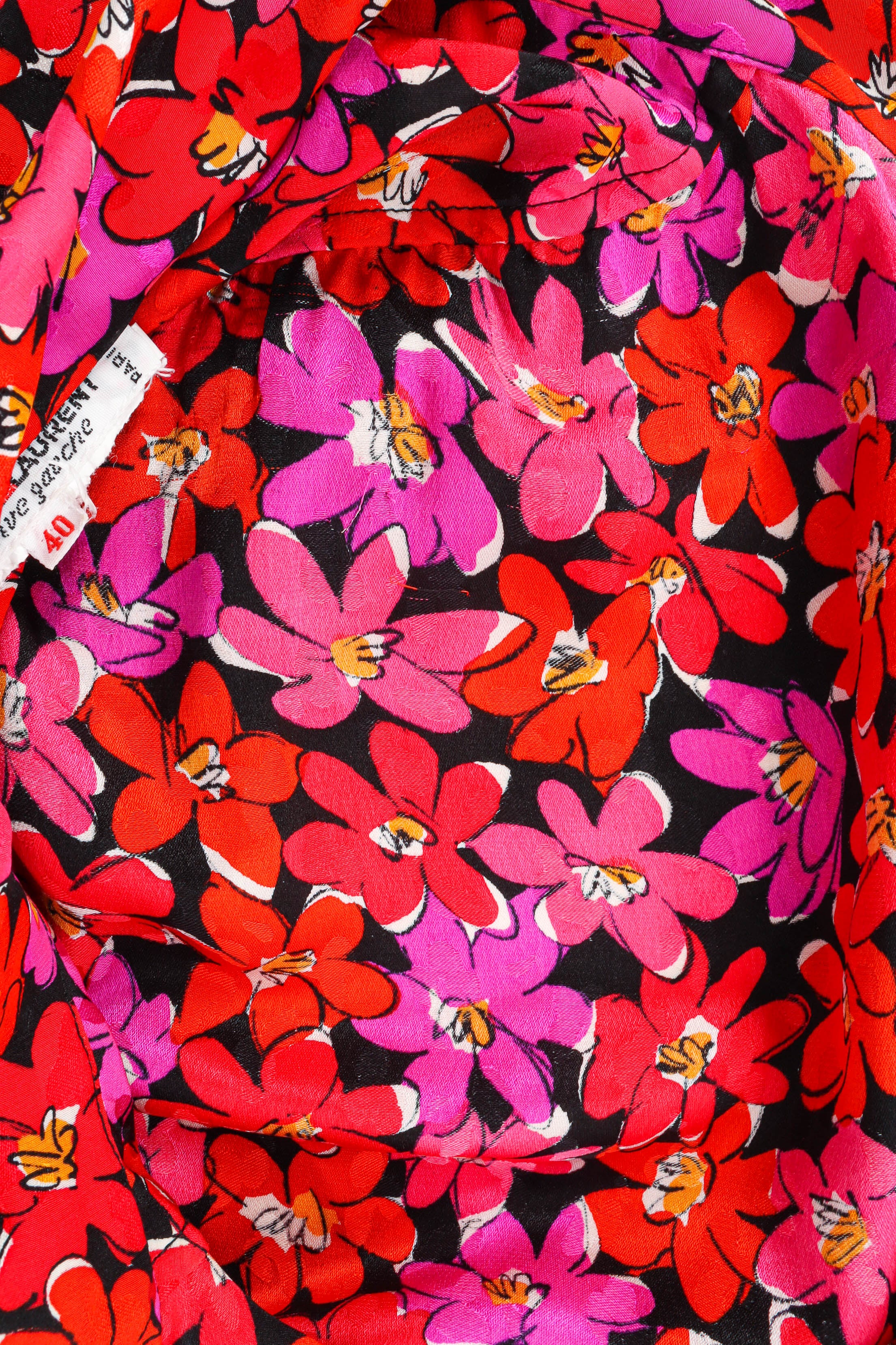 Scribble Floral Print Blouse - Image 8