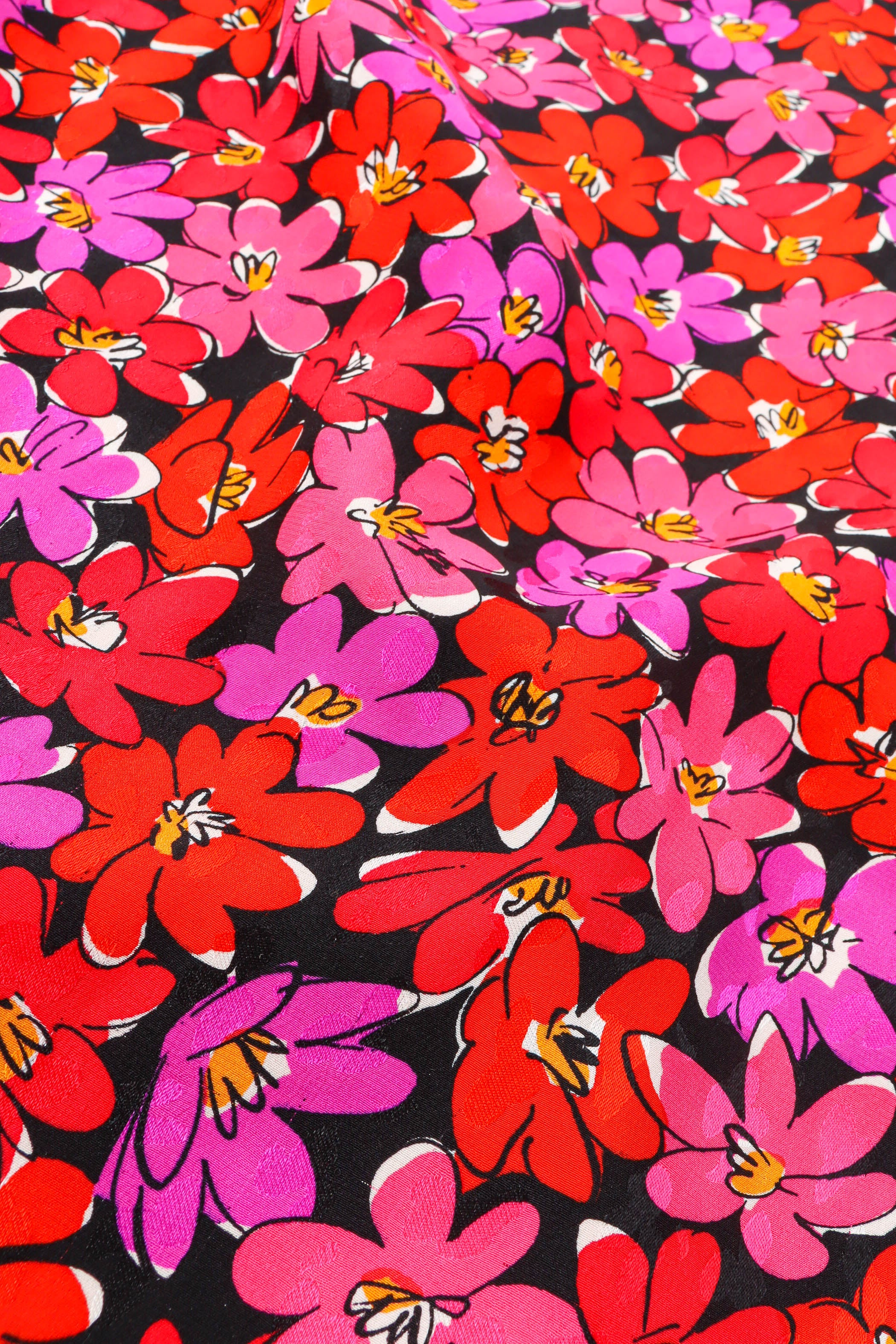 Scribble Floral Print Blouse - Image 9