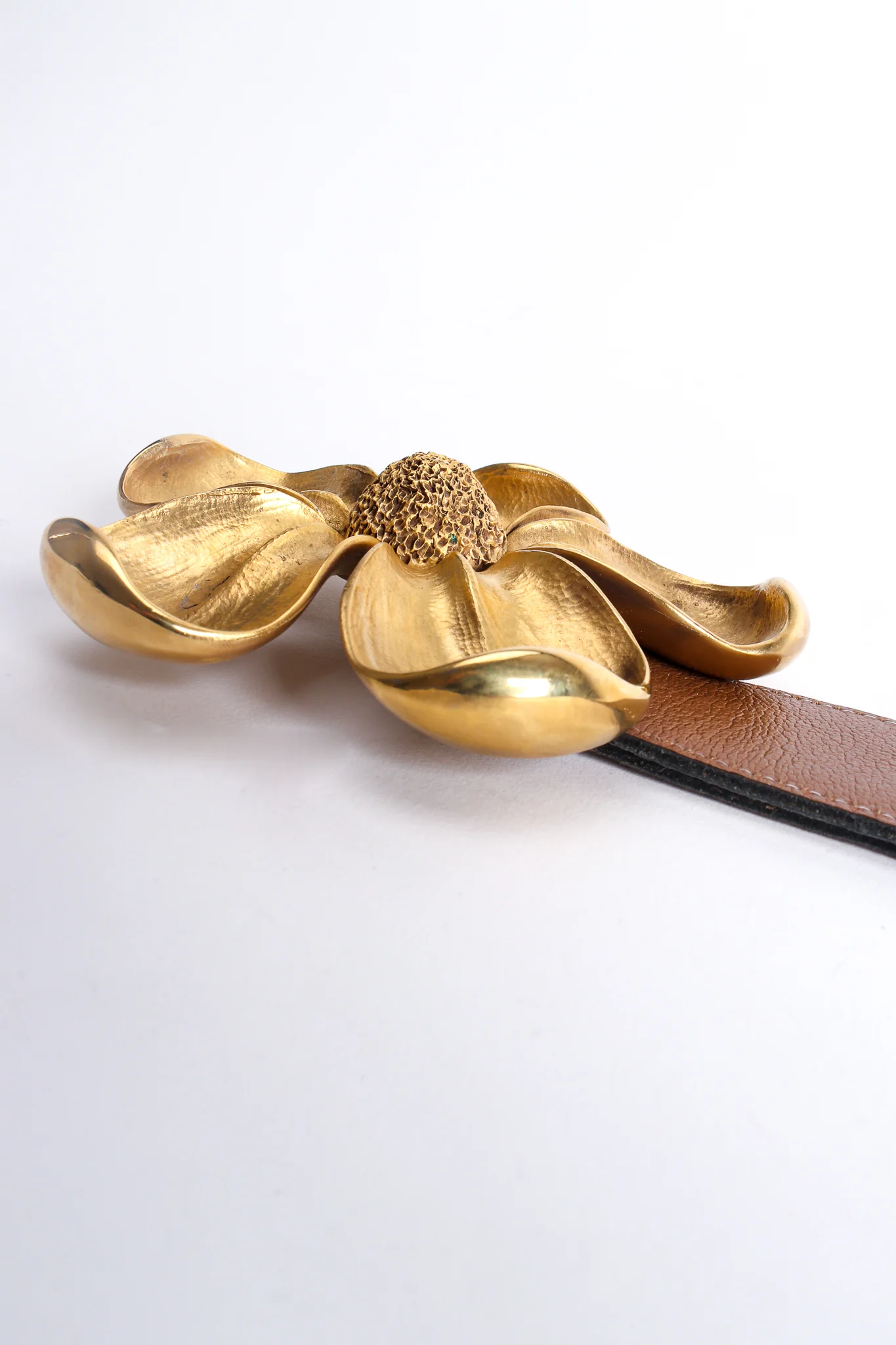Sculpted Blossom Buckle Belt - Image 7