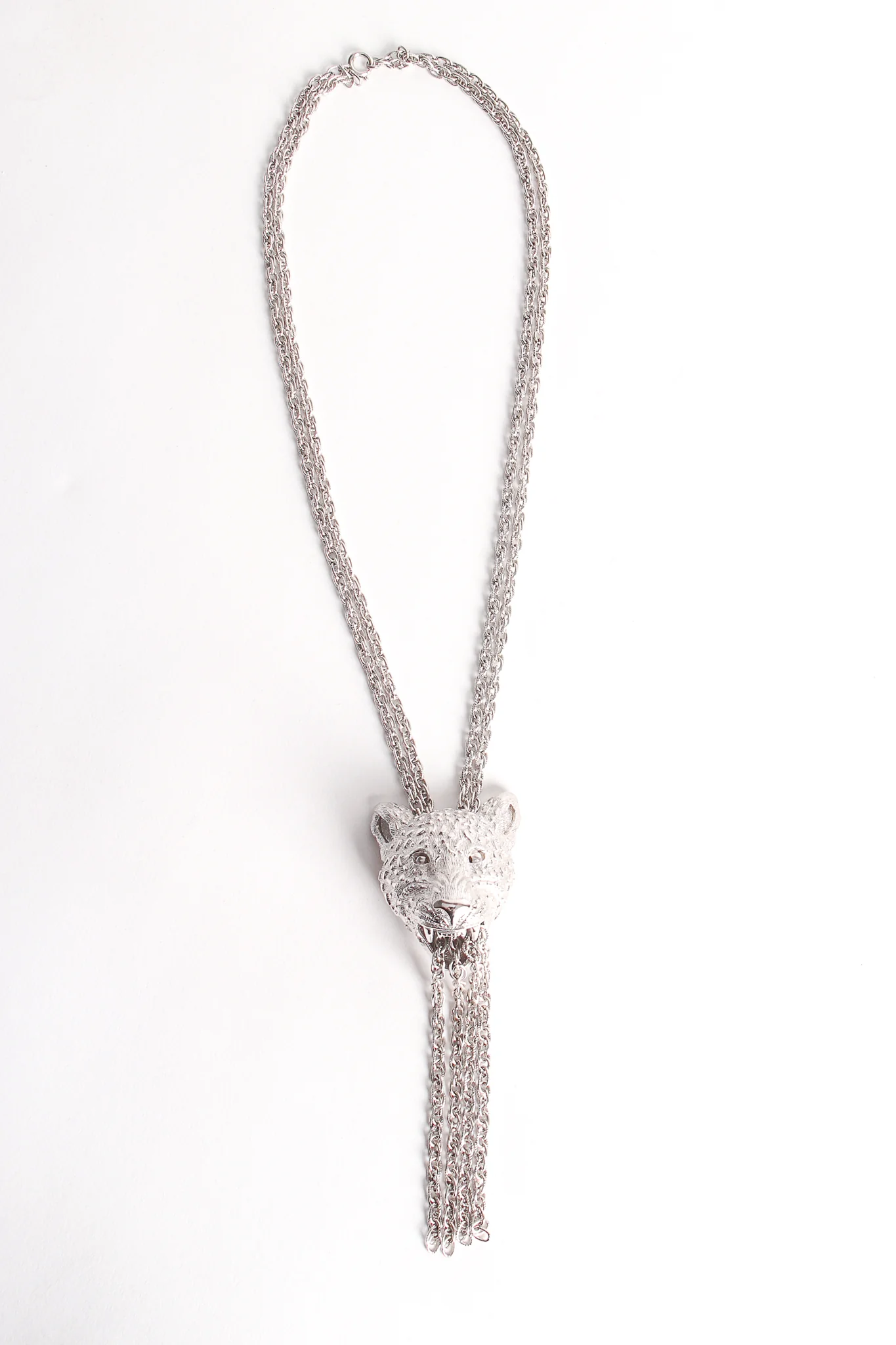 Sculpted Panther Tassel Pendant - Image 3