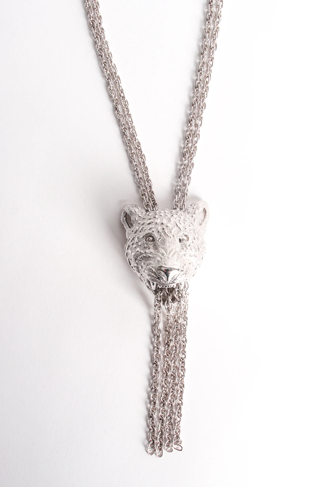 Sculpted Panther Tassel Pendant - Image 5