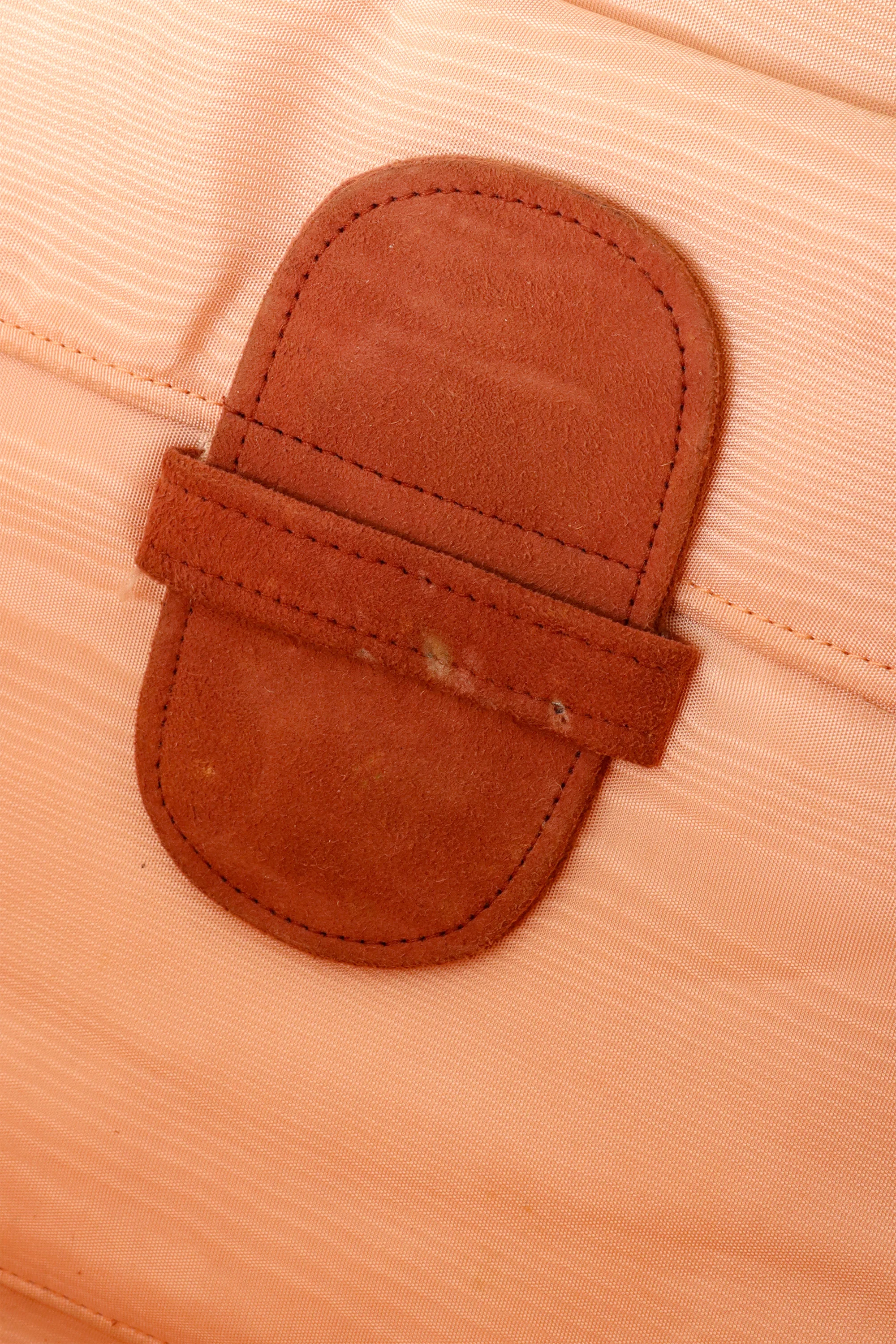 Sculptural Frame Quilted Suede Clutch - Image 8