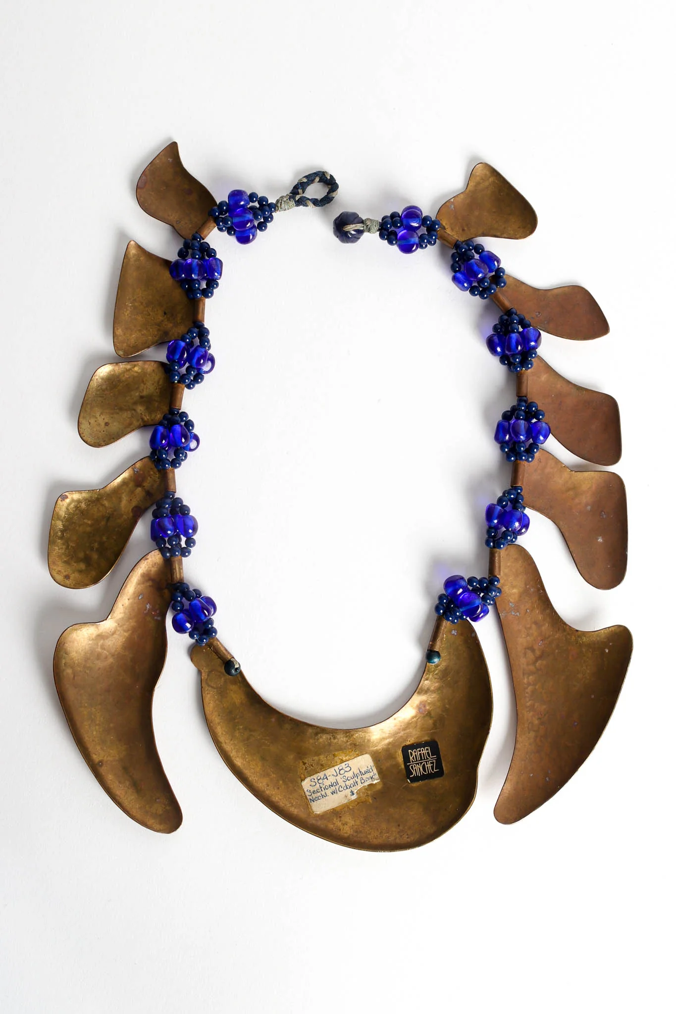 Sculptural Organic Plate Bead Necklace - Image 4