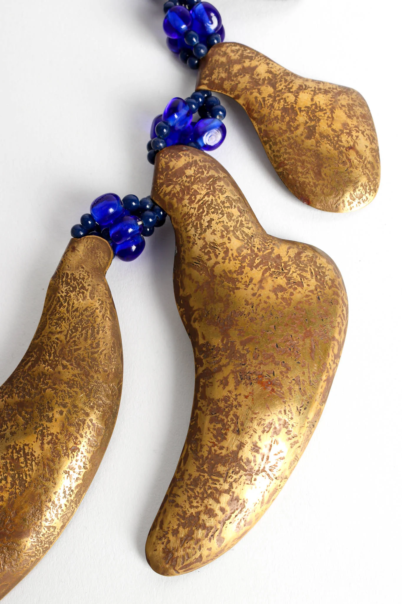 Sculptural Organic Plate Bead Necklace - Image 6