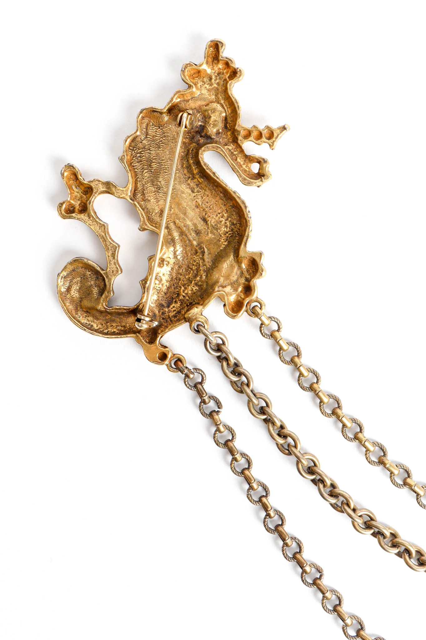 Sea Dragon Double Collar Pin - Image 11