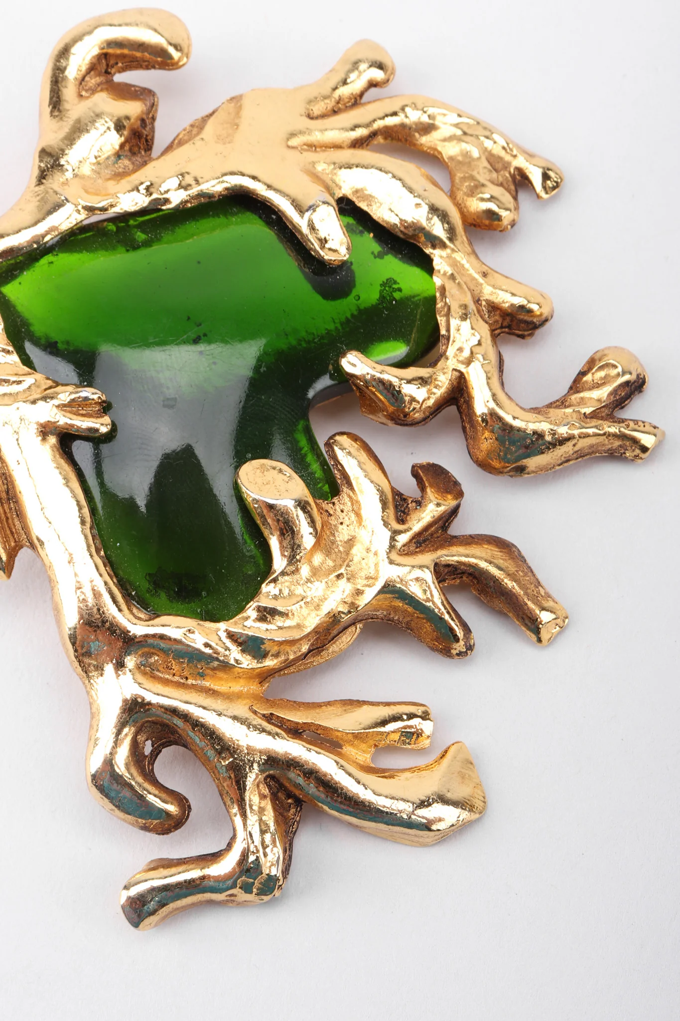 Sea Glass Heart Brooch - Image 3