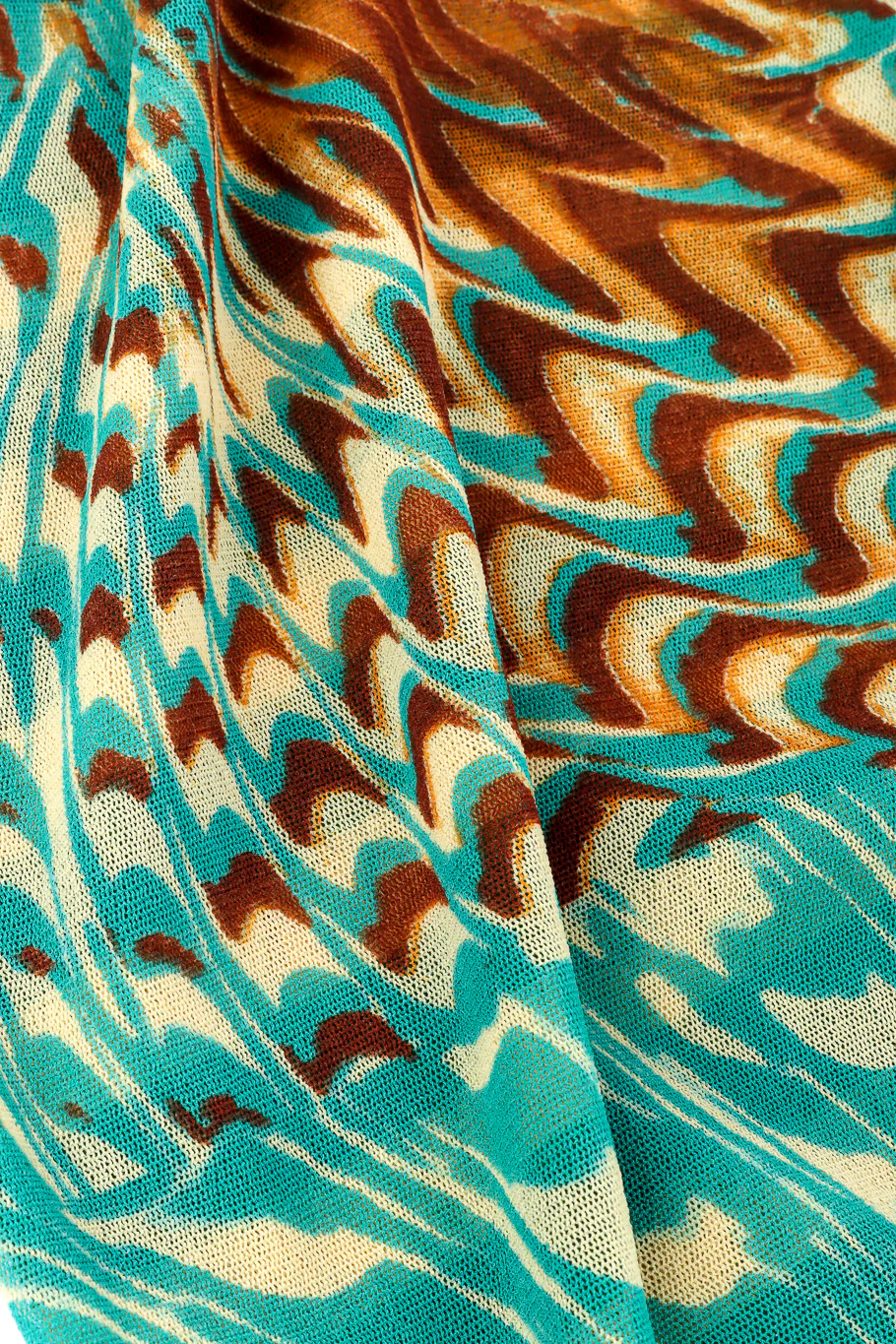Sea Scape Print Mesh Pants - Image 7