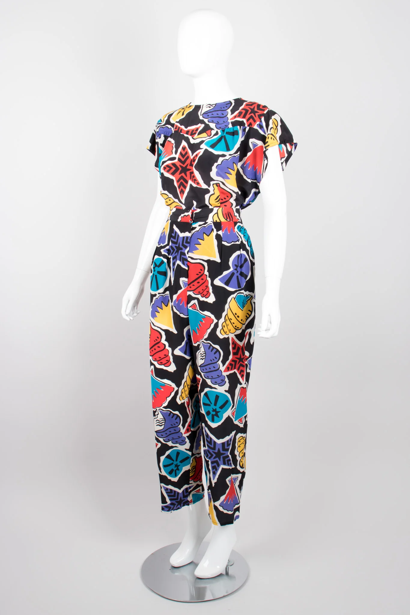 Seashell Print Top & Pant Set - Image 3