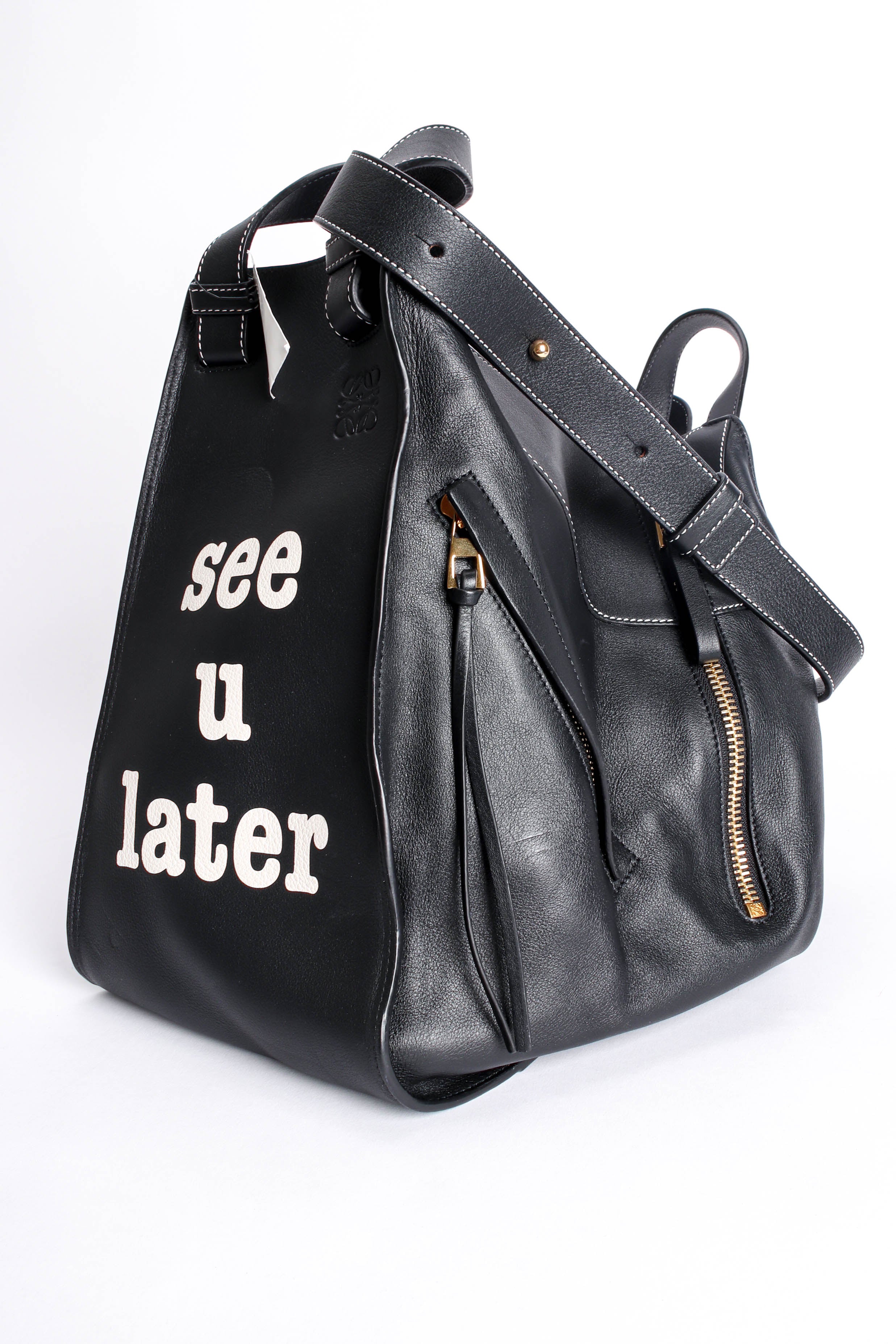 2017 S/S See U Later Leather Hammock Bag - Image 9