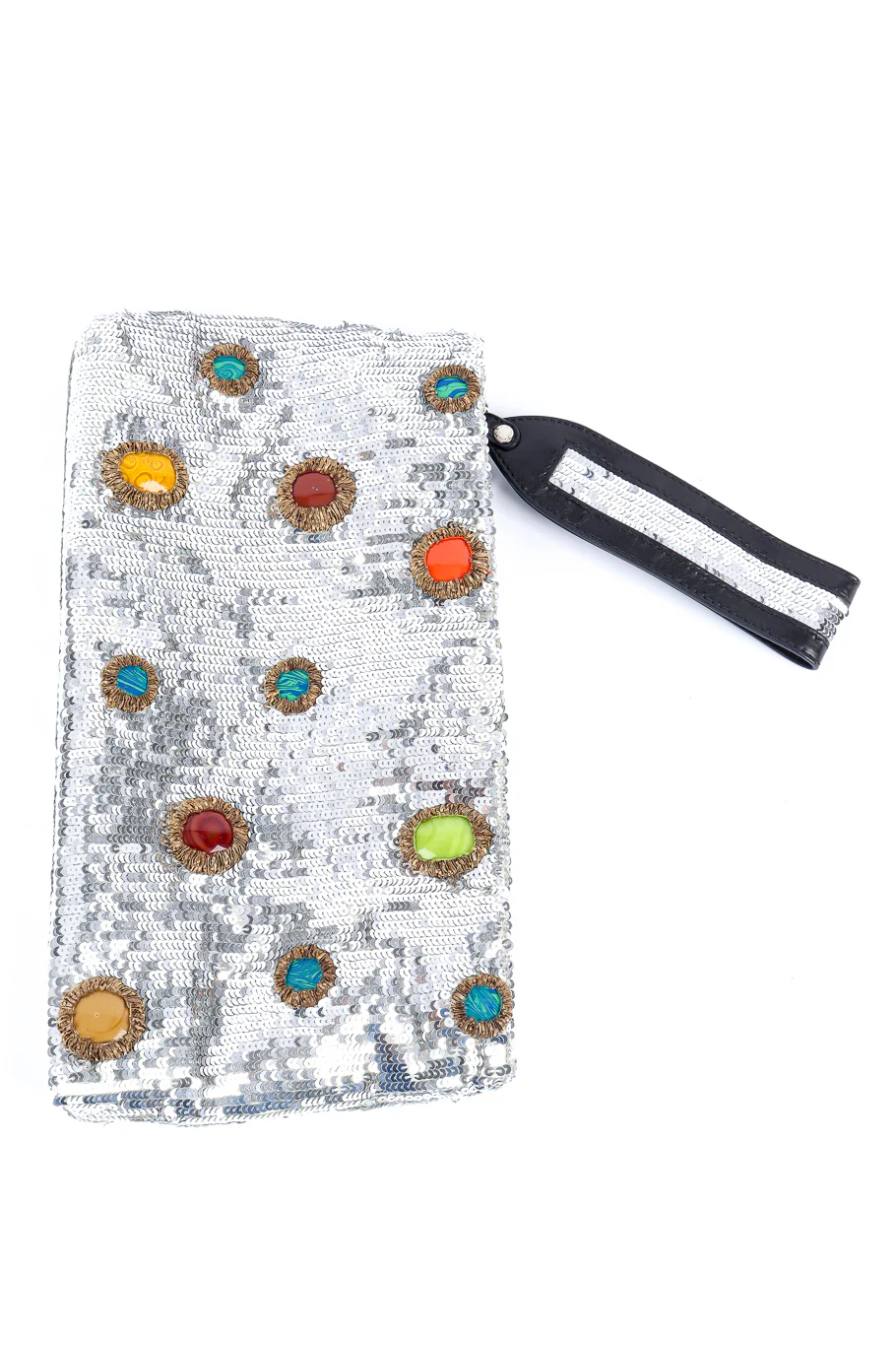Sequin and Stone Clutch - Image 4
