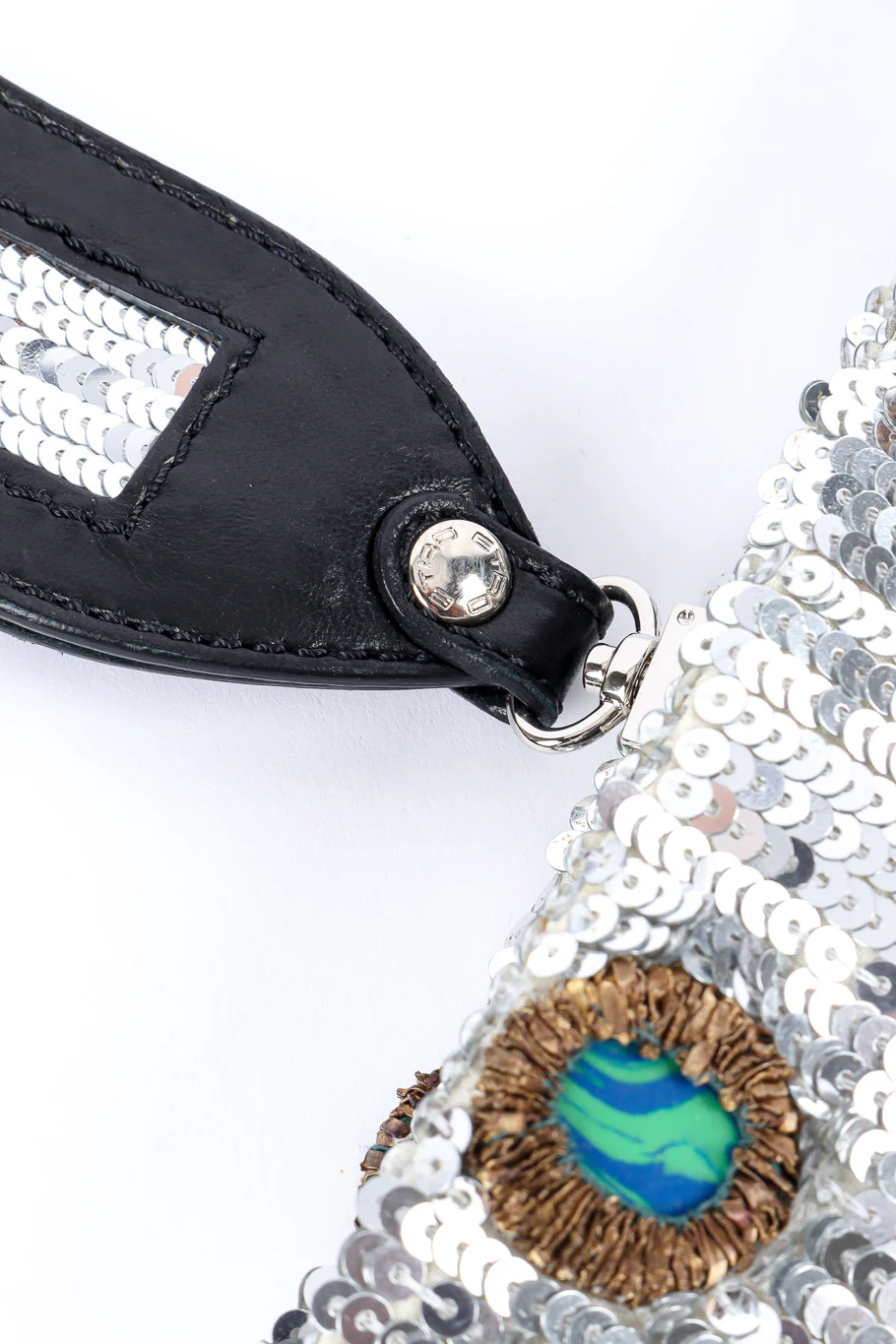 Sequin and Stone Clutch - Image 7