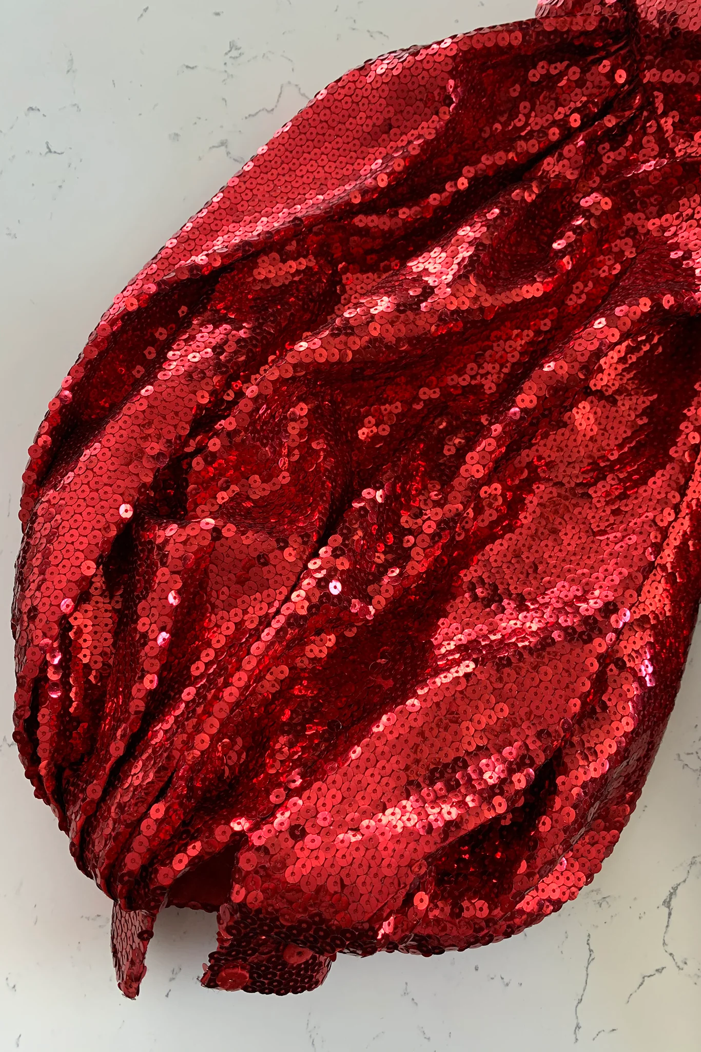 Sequin Balloon Sleeve Dress - Image 7