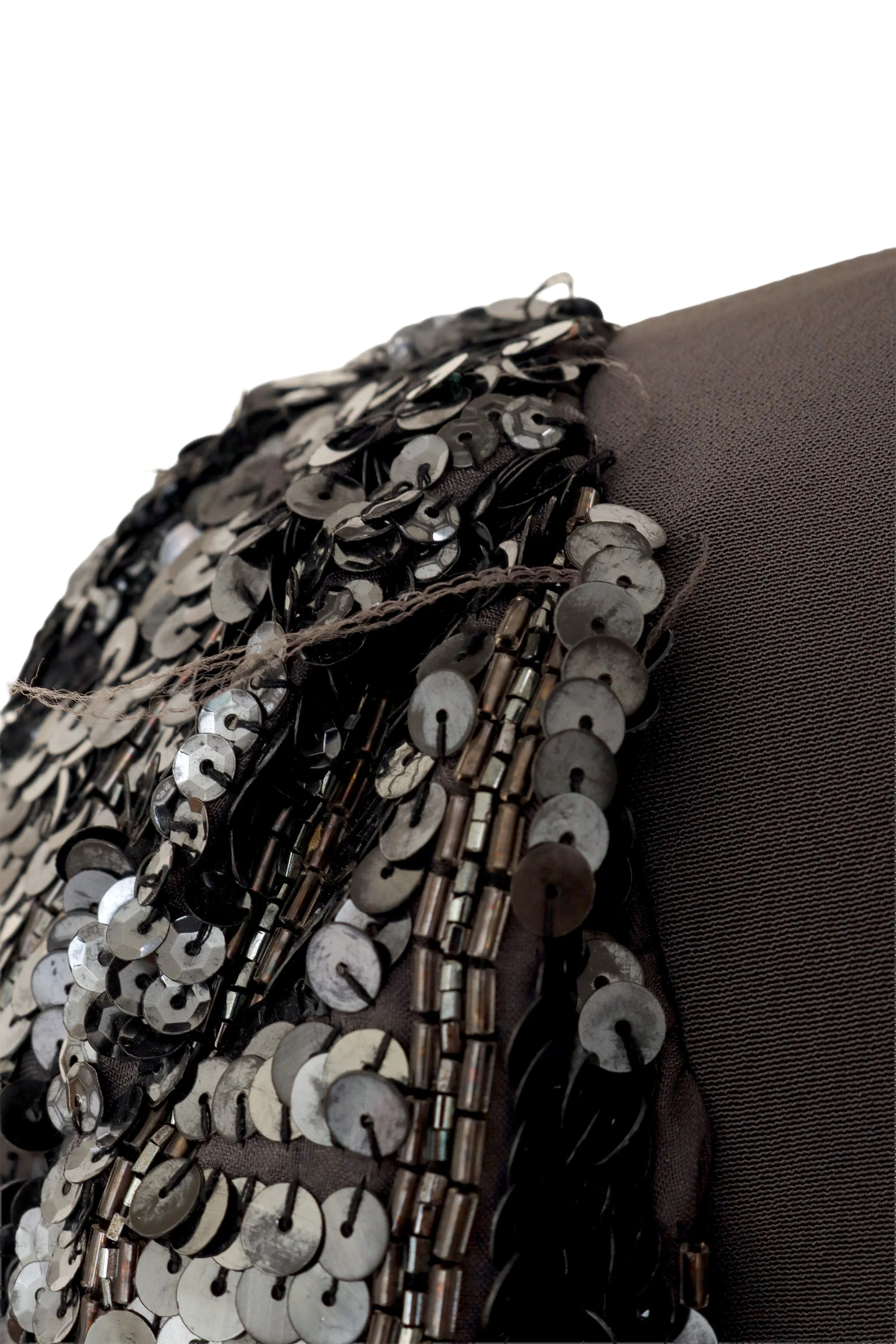 Sequin Balloon Sleeve Peplum Jacket - Image 7