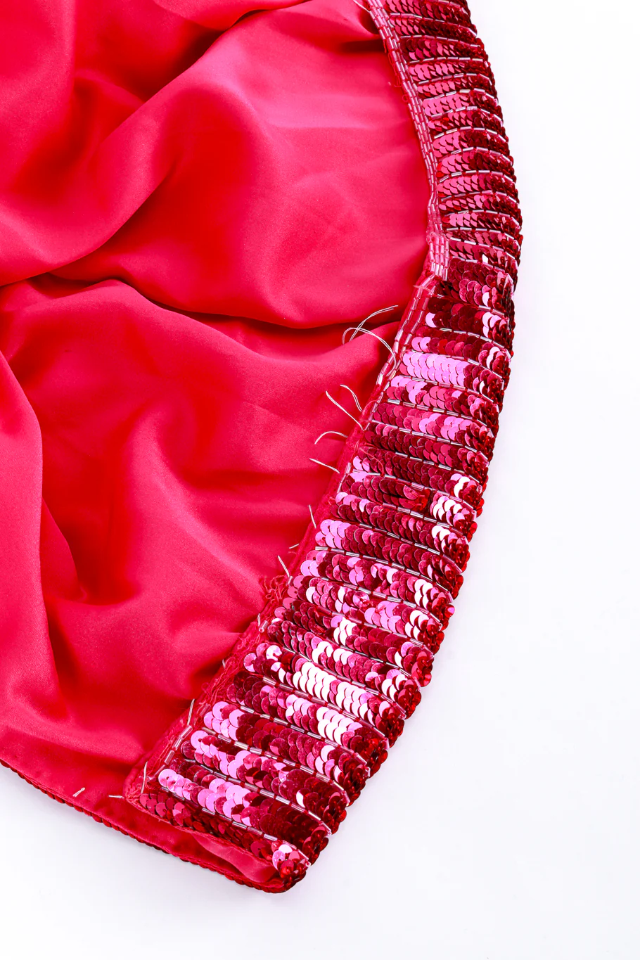 Sequin Beaded Fringe Gown - Image 10