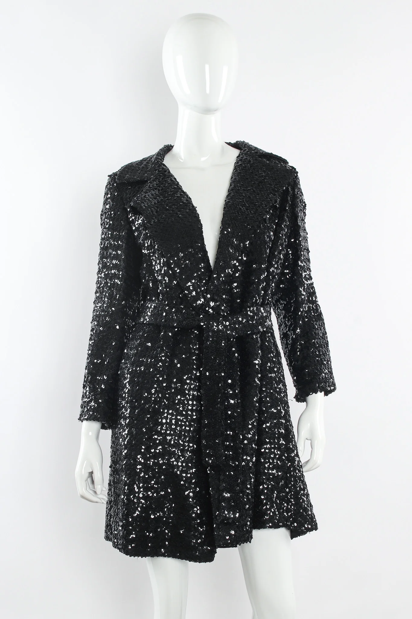 Sequin Coat Dress
