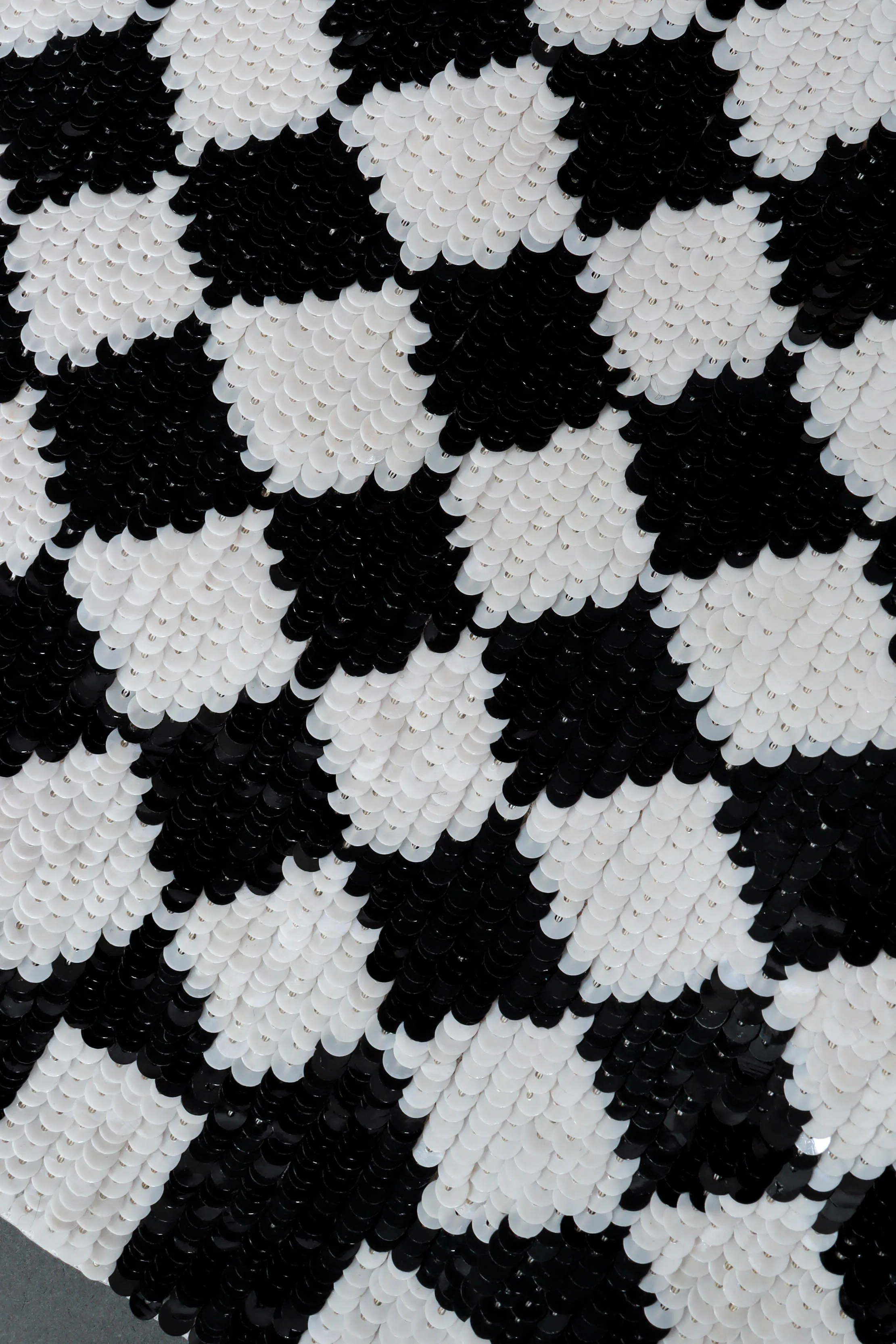 1980s Sequin Checker Print Bolero - Image 6