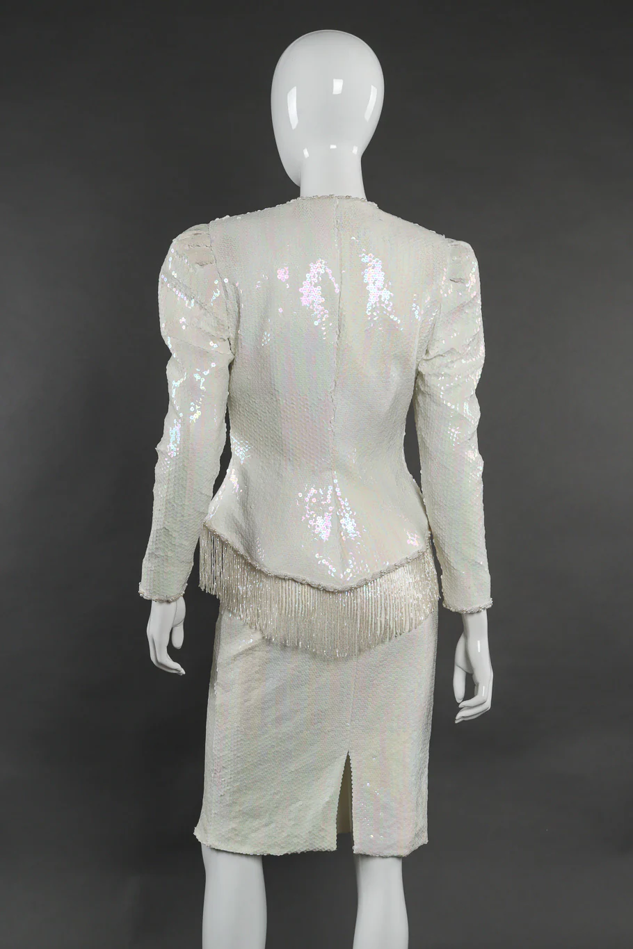 Sequin Jacket and Skirt Set - Image 3