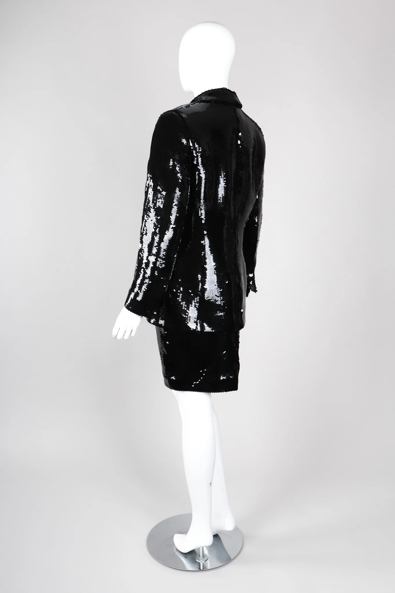 Sequin Jacket & Skirt Suit - Image 4