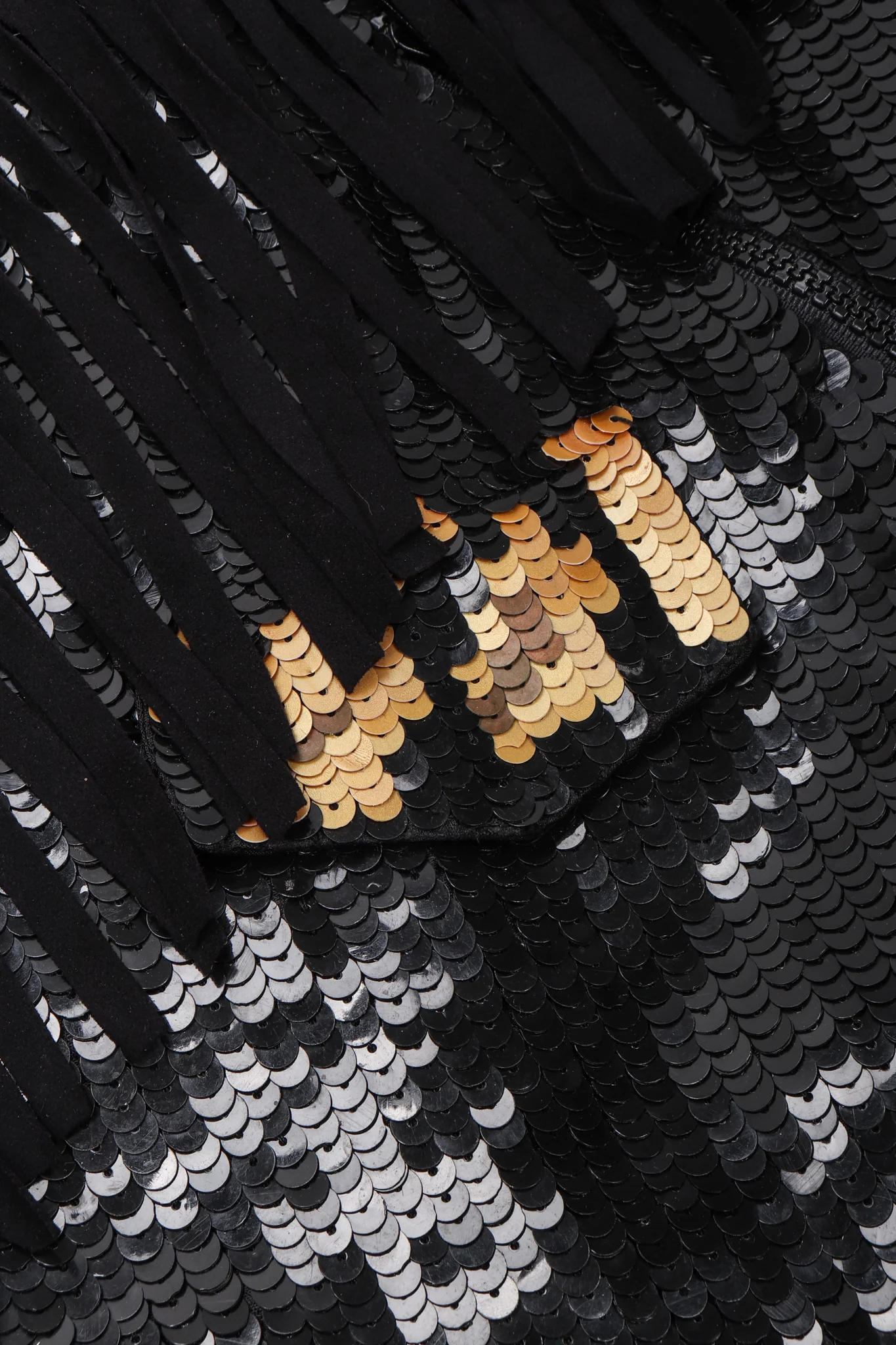 Sequined Fringe Moto Jacket - Image 14