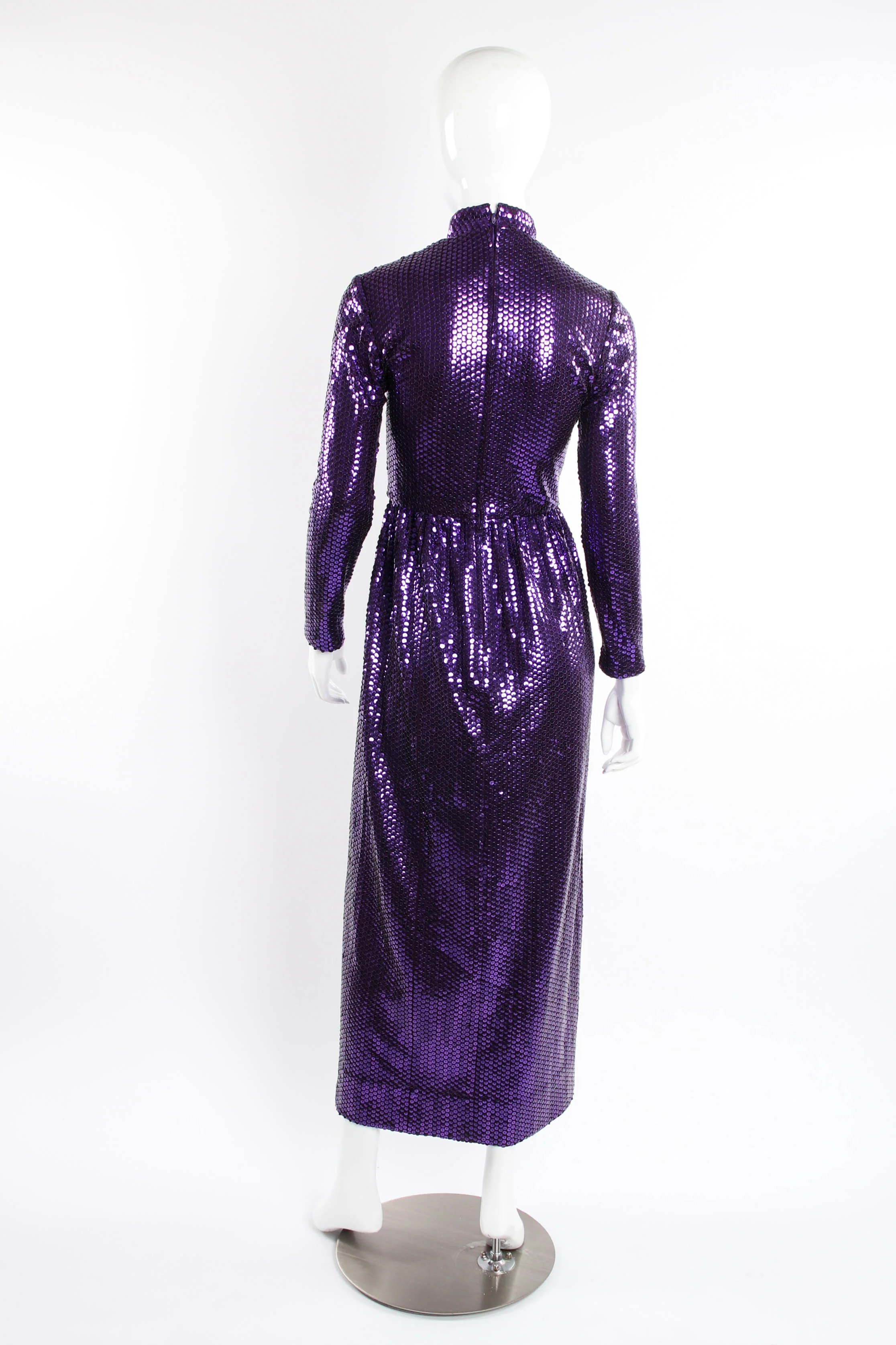 Royal Sequined Maxi Dress - Image 4