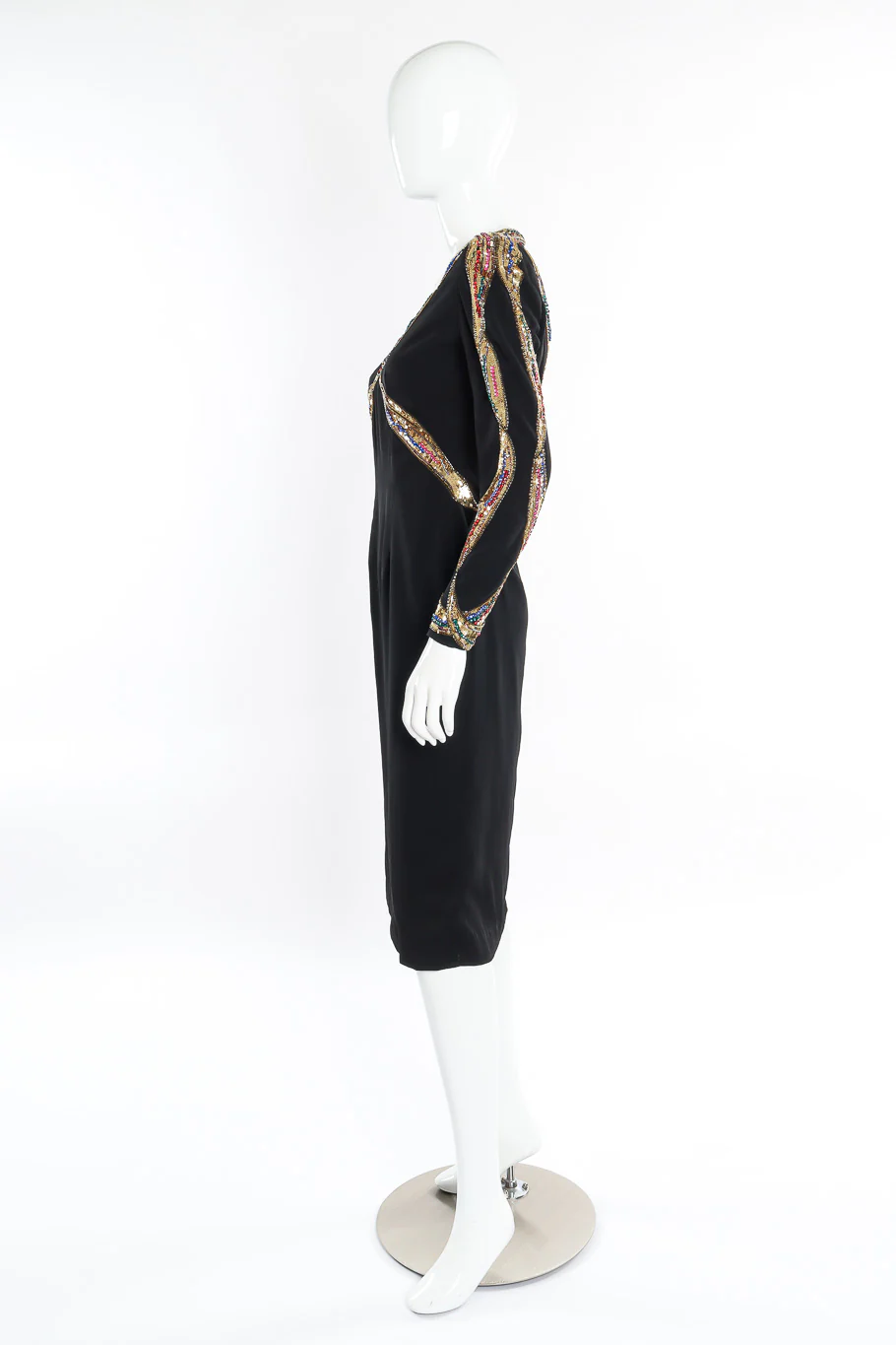 Sequin Beaded Midi Dress - Image 5
