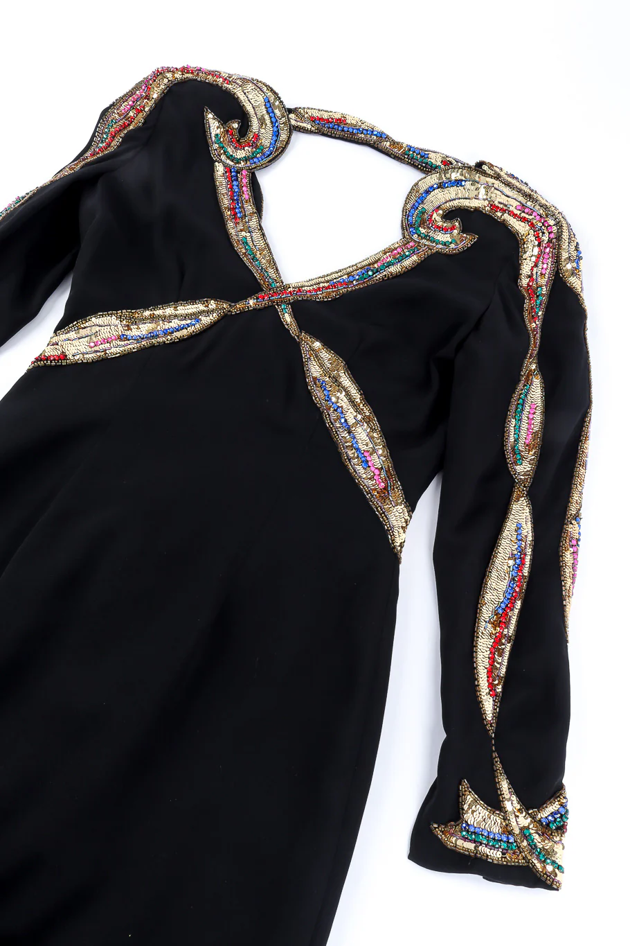 Sequin Beaded Midi Dress - Image 8