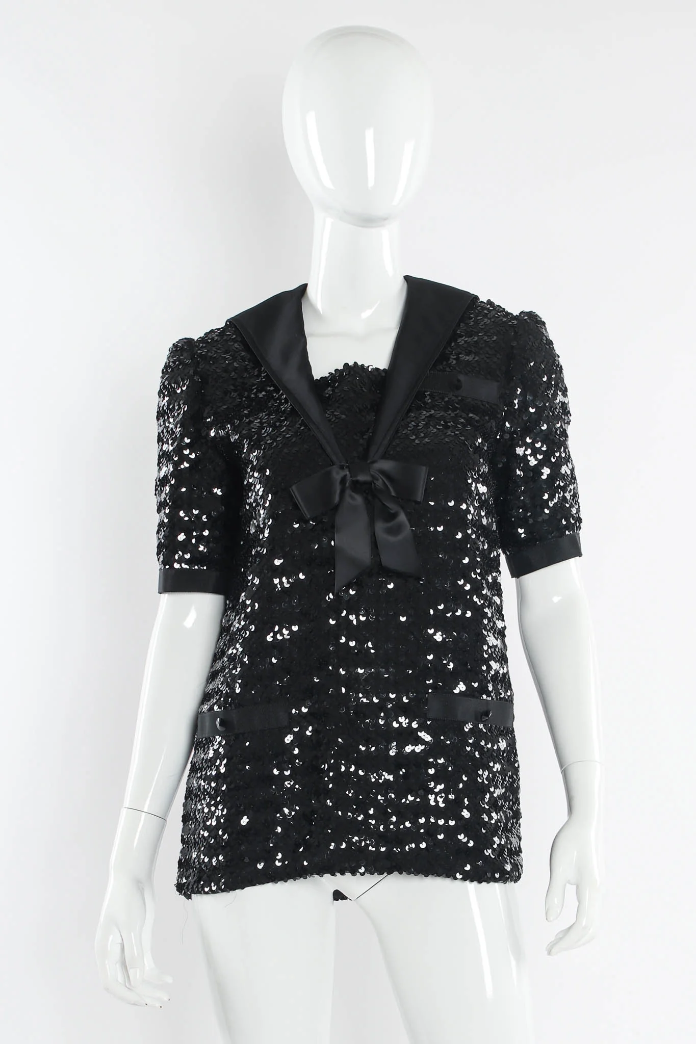 Sequin Sailor Top