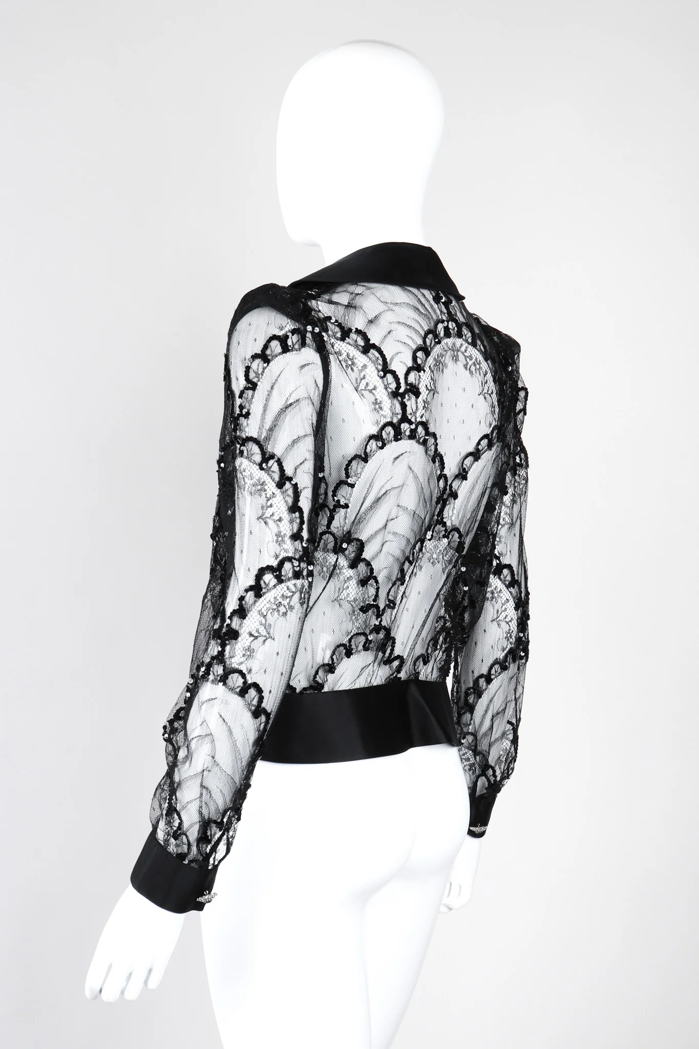 Sequin Mesh Lace Top - Image 5