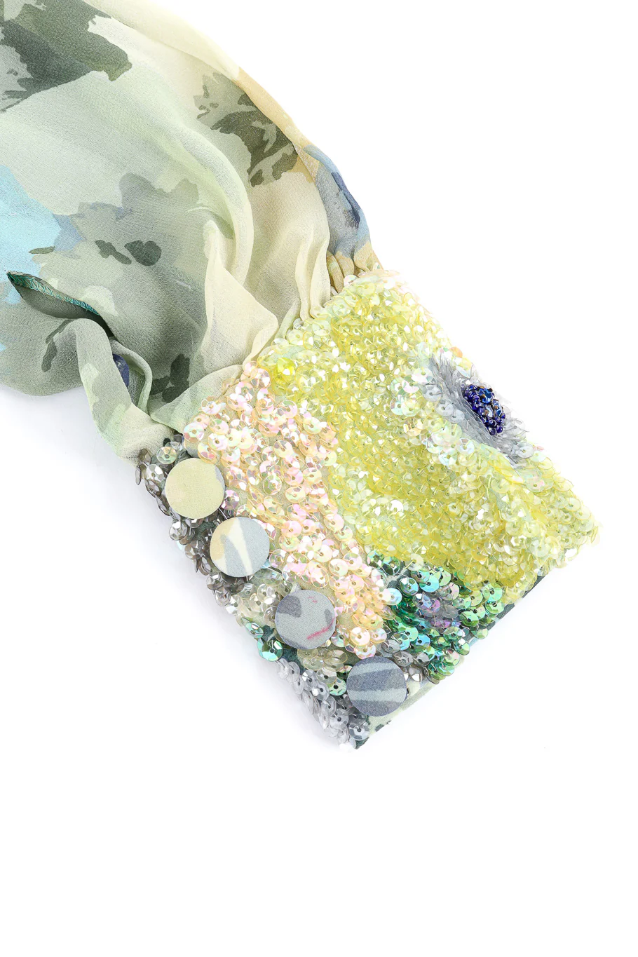 Sequin Silk Shift Dress - Image 13