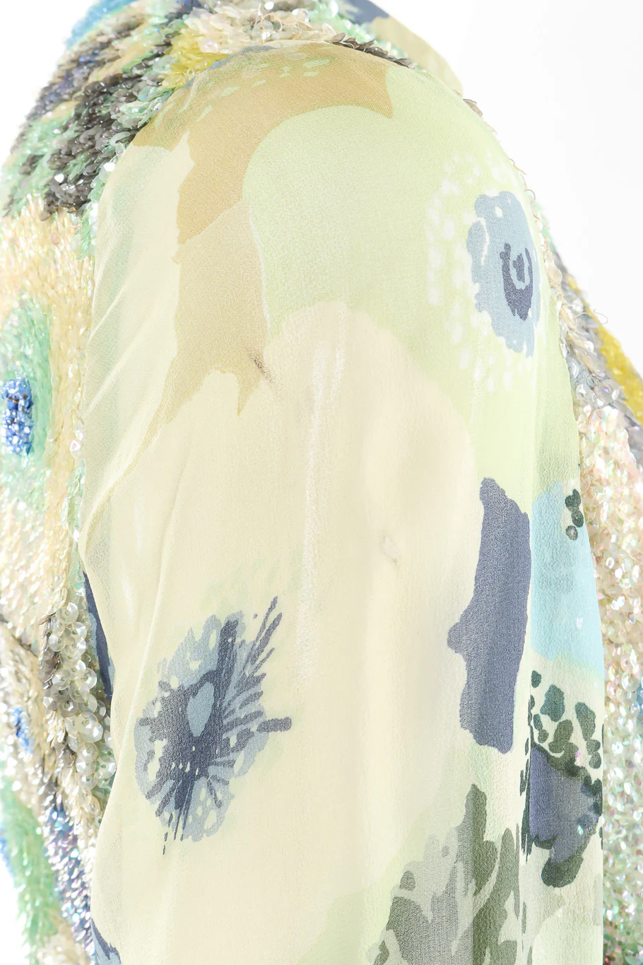 Sequin Silk Shift Dress - Image 7