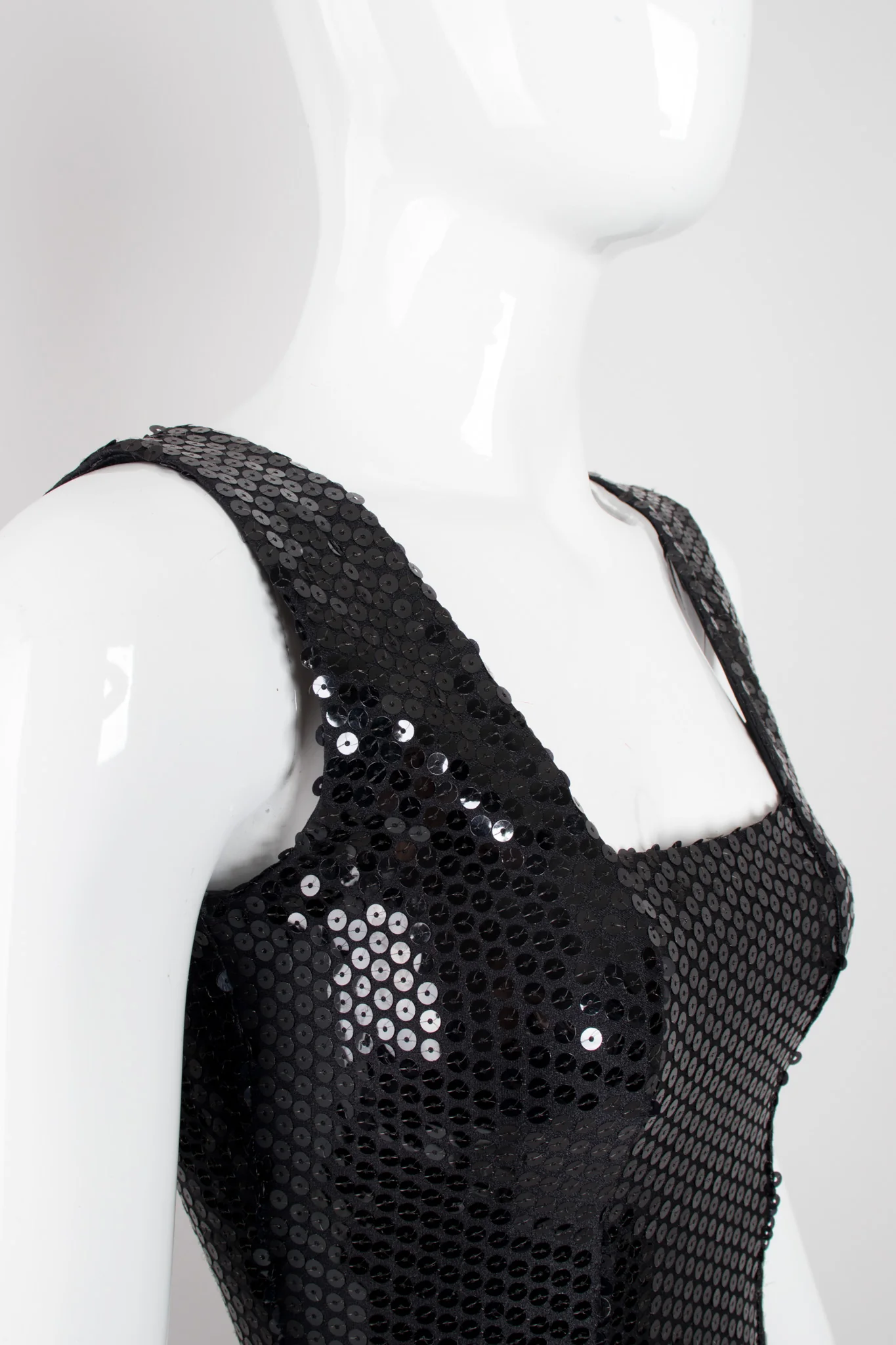 Sequin Square Neck Minidress - Image 10