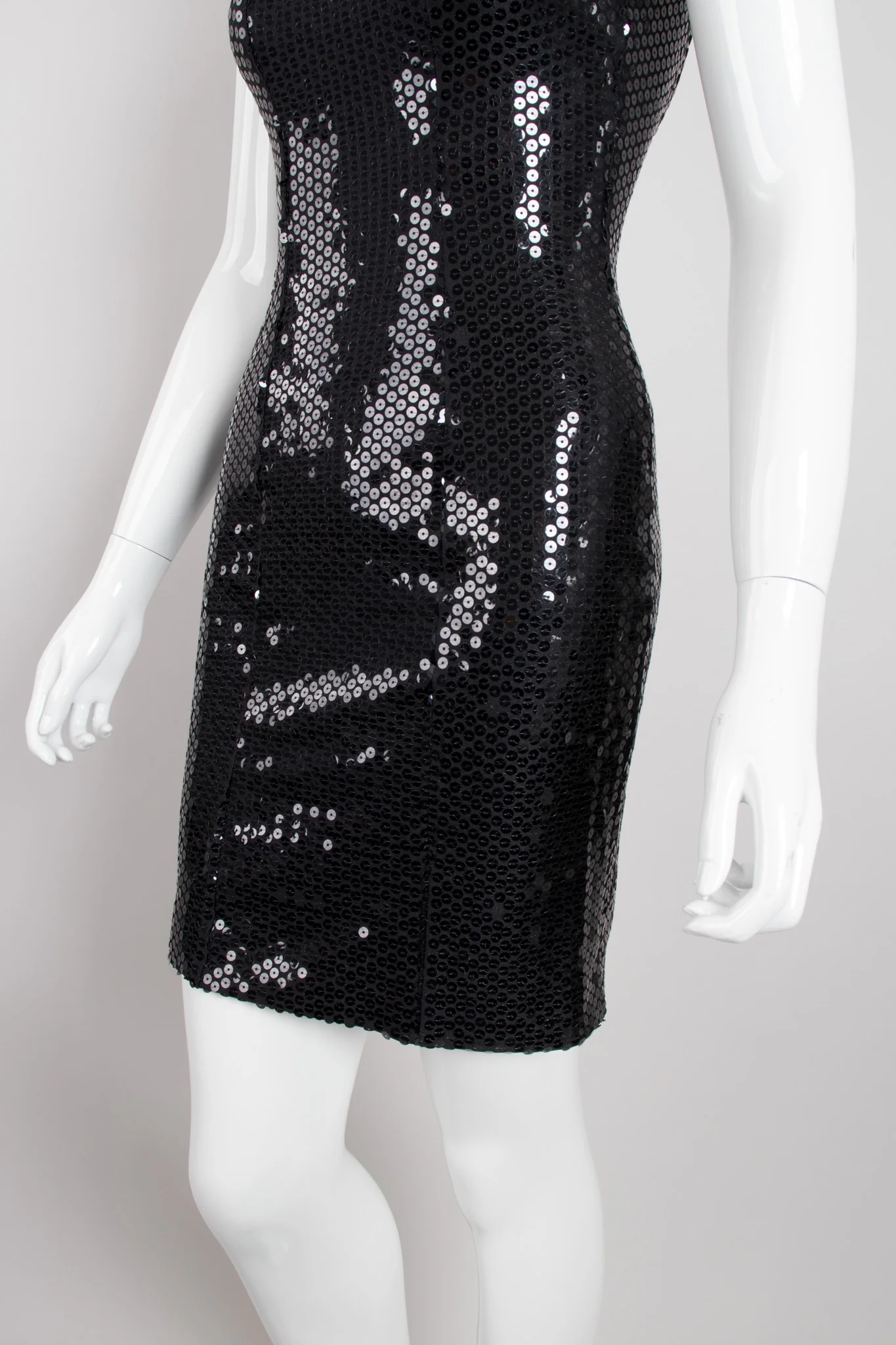 Sequin Square Neck Minidress - Image 11