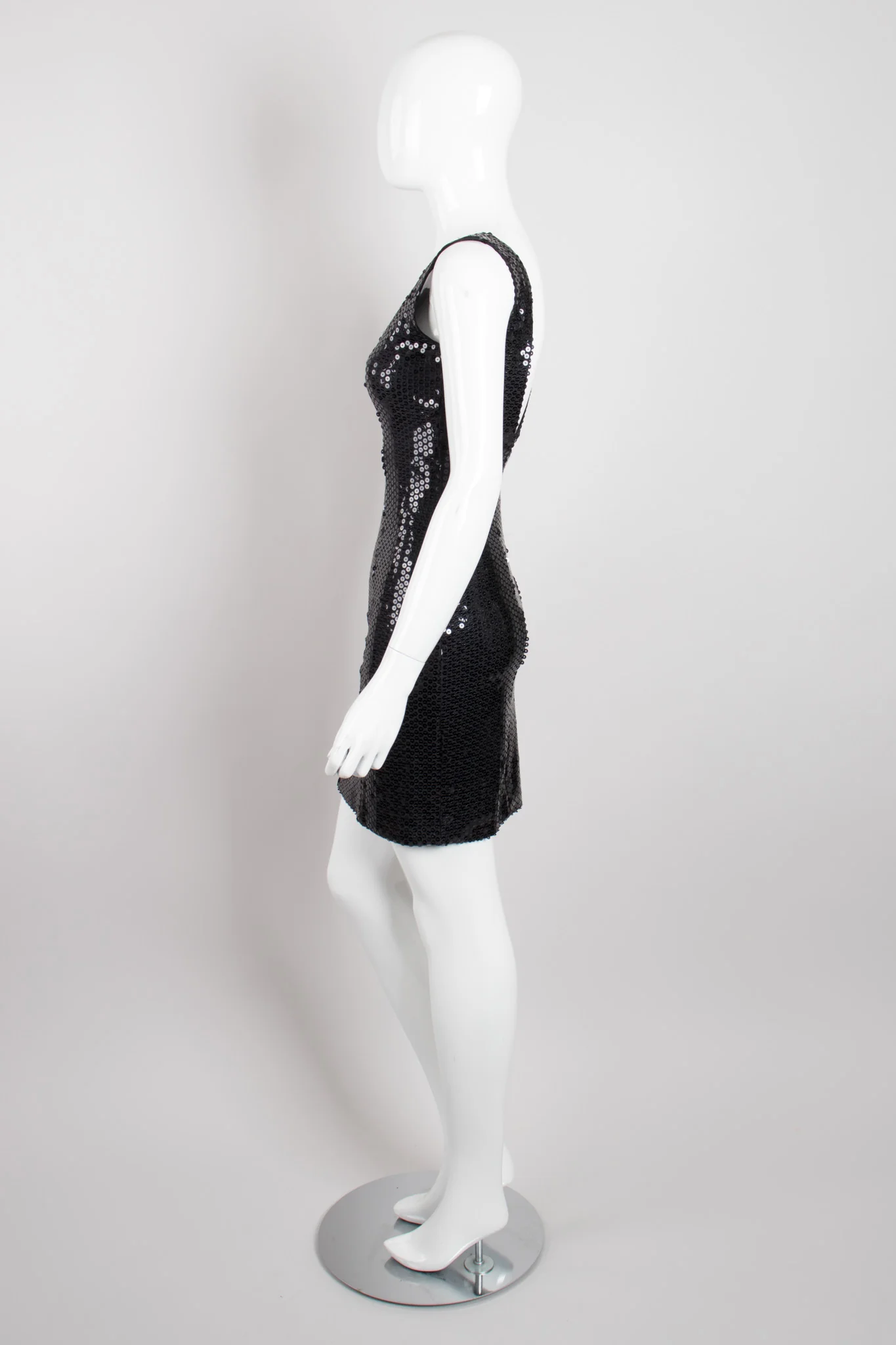 Sequin Square Neck Minidress - Image 5