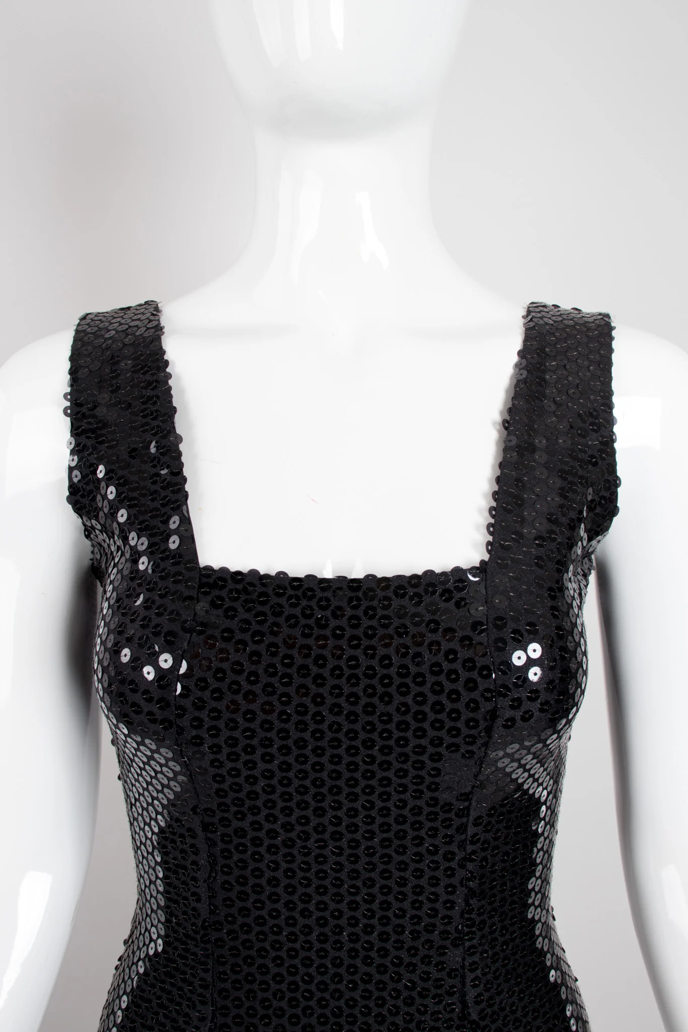 Sequin Square Neck Minidress - Image 9