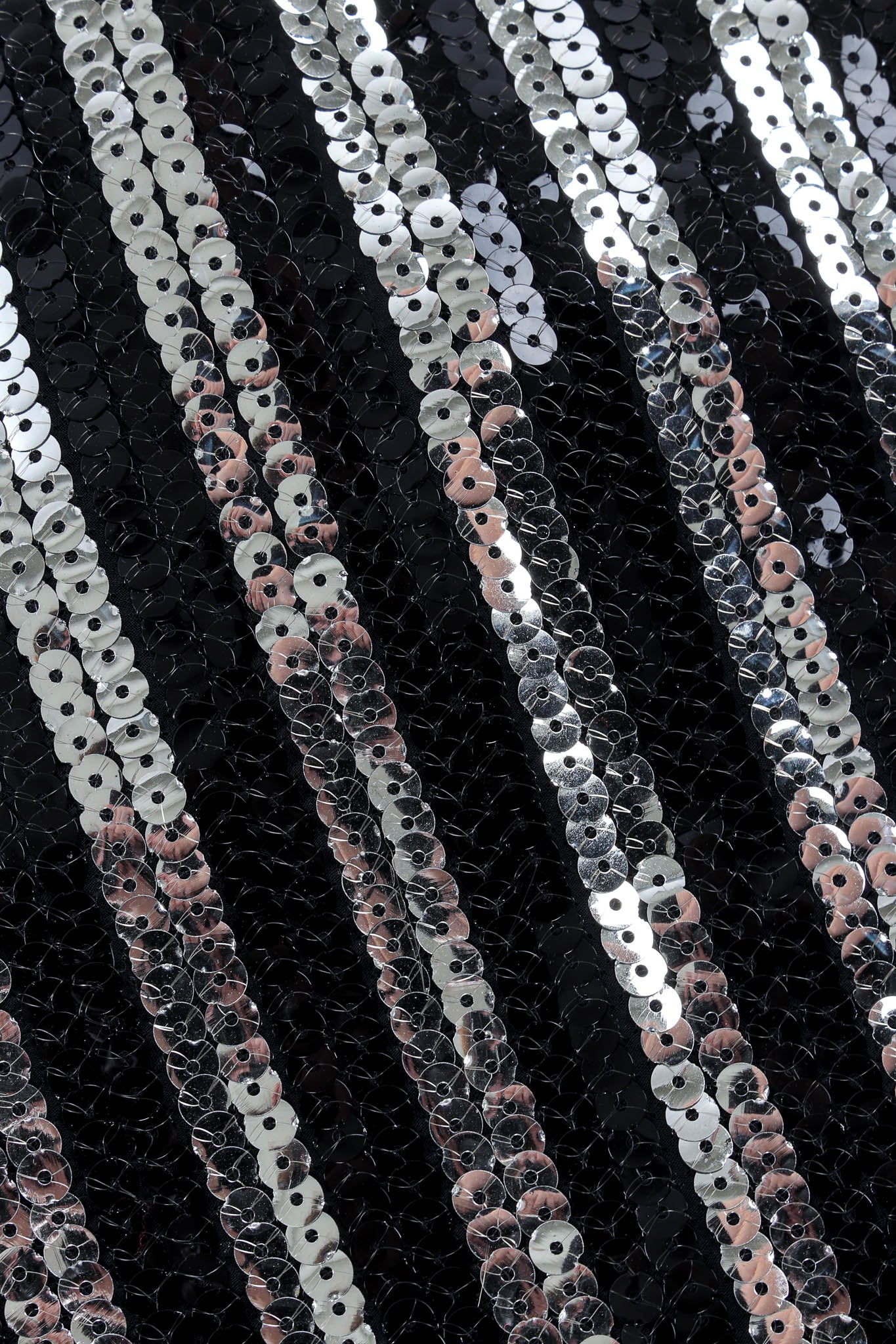 Sequin Stripe Bodycon Dress - Image 6