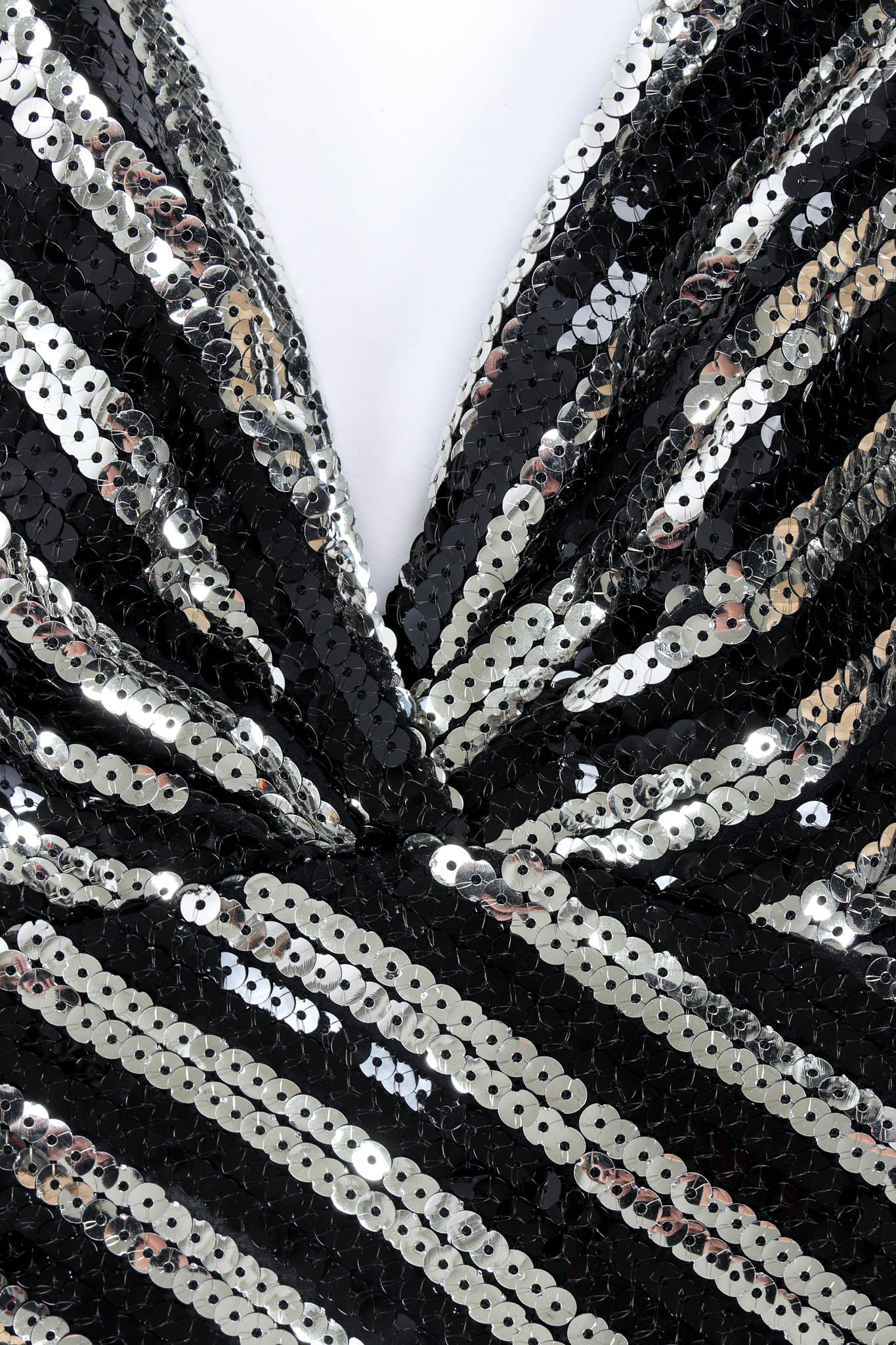 Sequin Stripe Bodycon Dress - Image 7