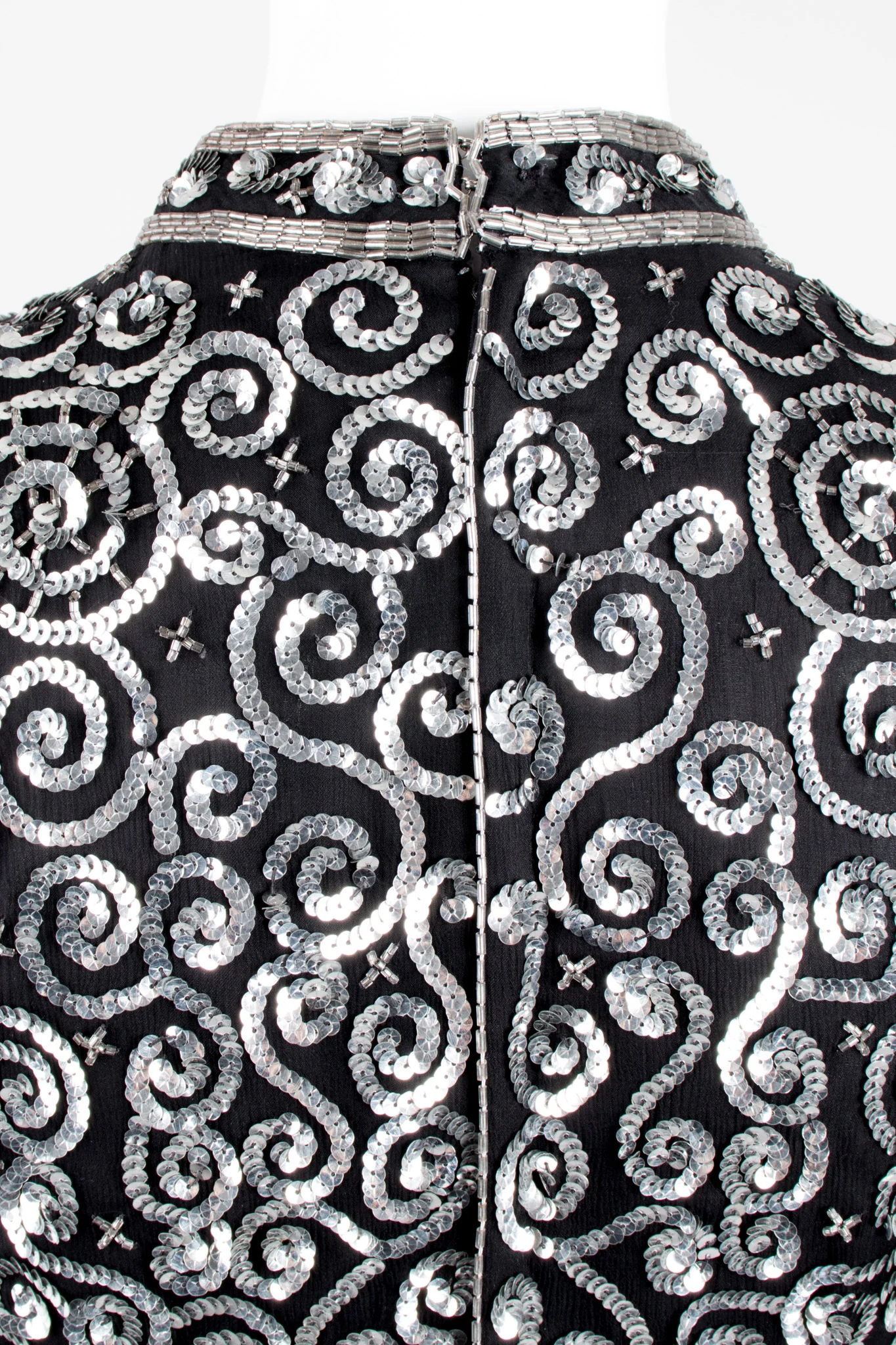 Sequin Swirl Column Dress - Image 7