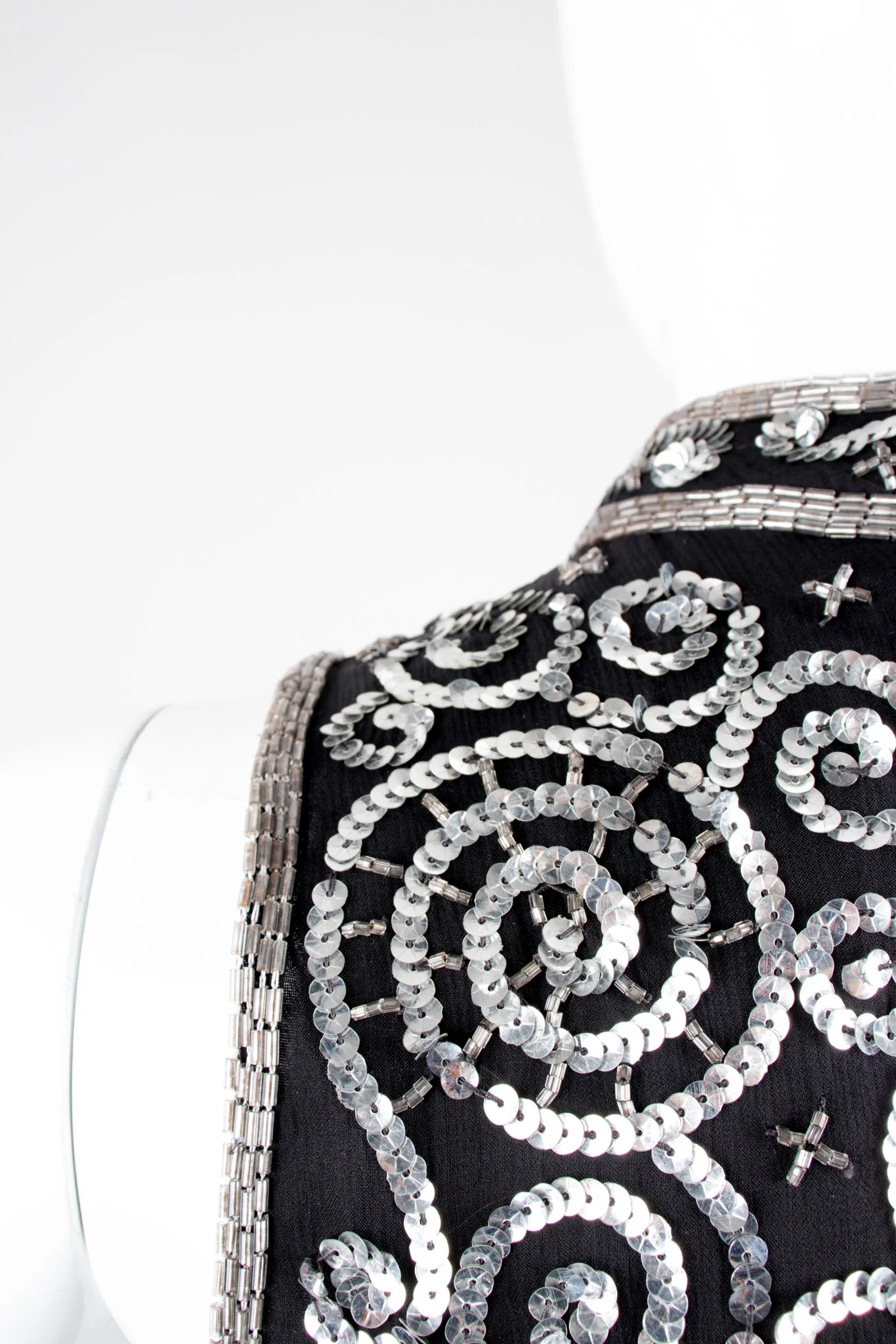 Sequin Swirl Column Dress - Image 9