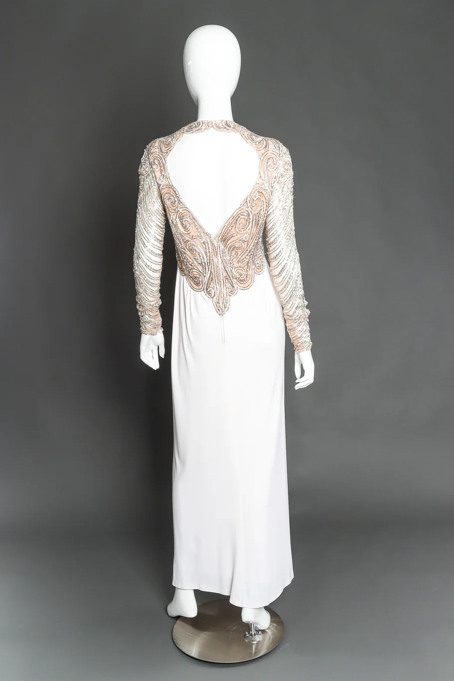 Sequin Swirl Empire Gown - Image 3