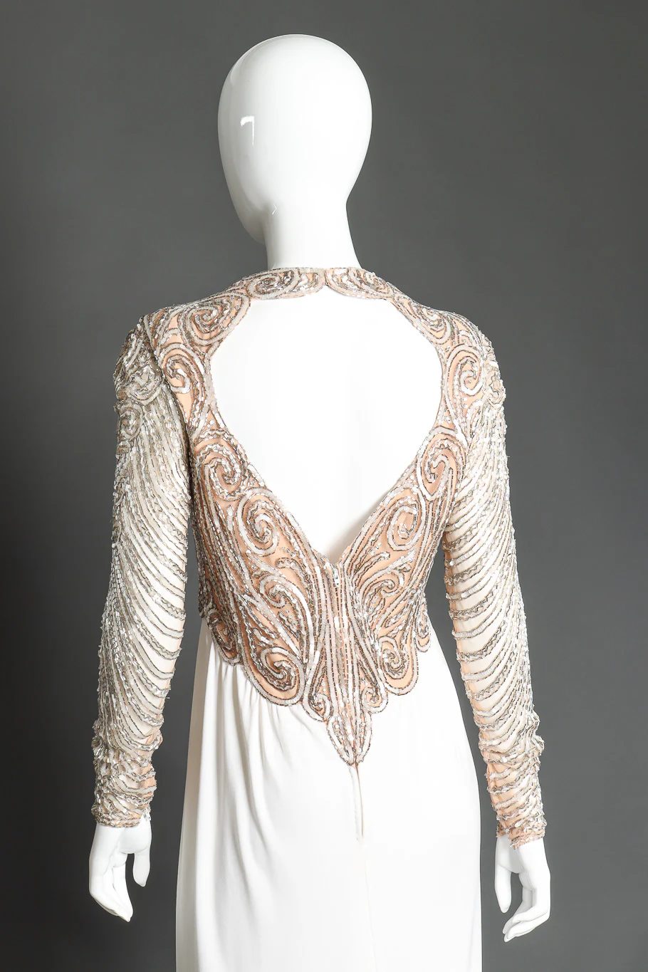Sequin Swirl Empire Gown - Image 5