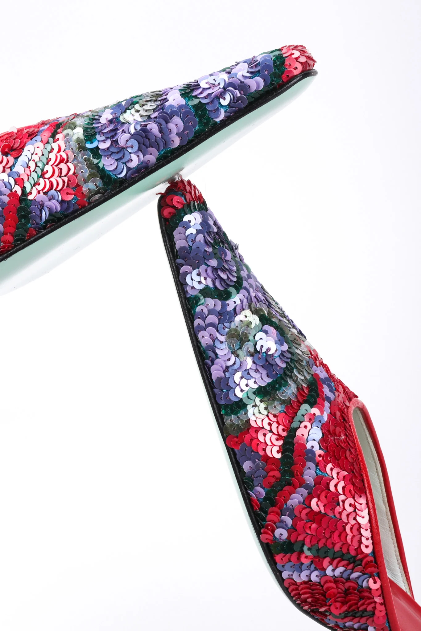 Sequin Swirl Mules - Image 2