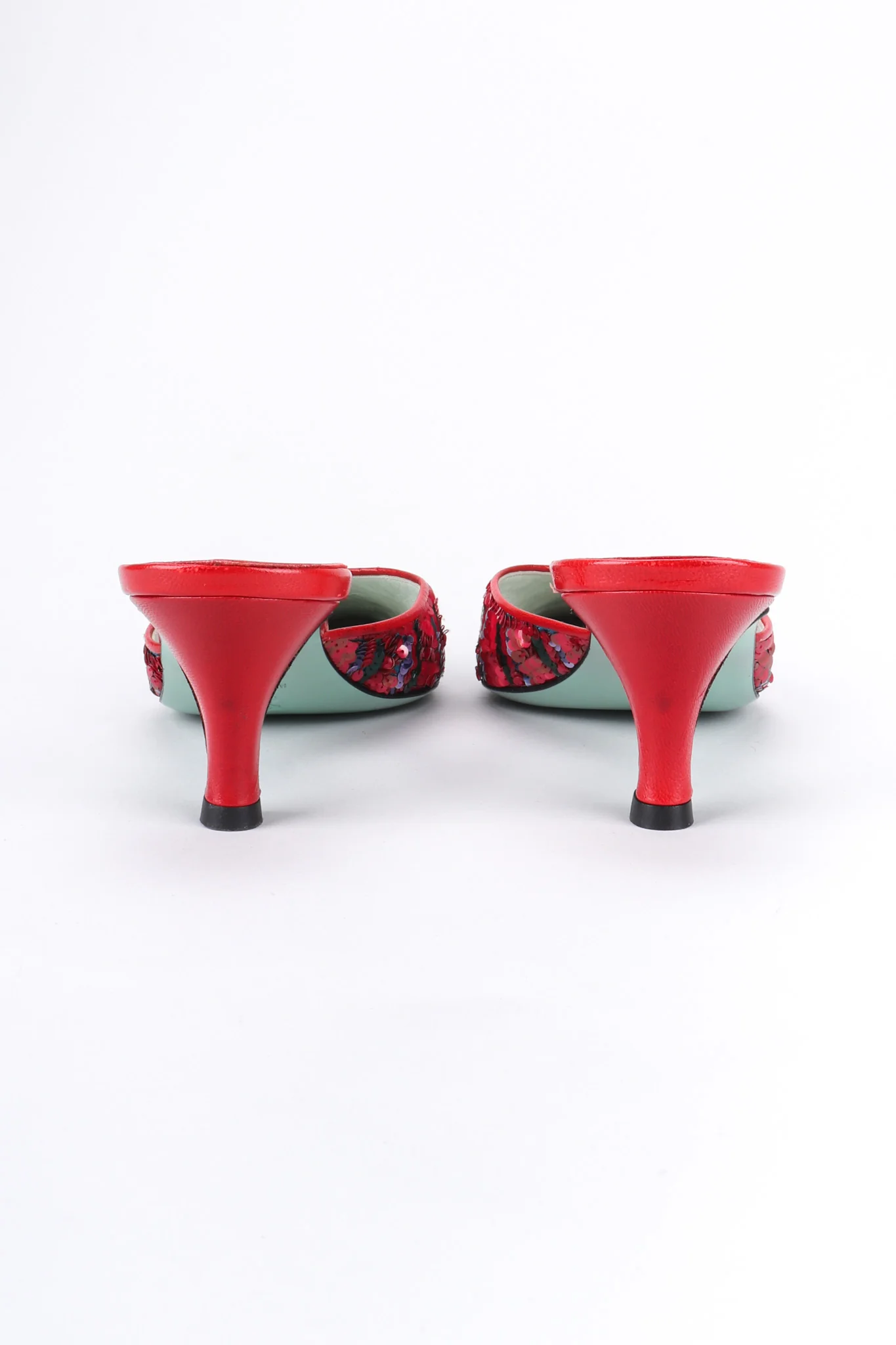 Sequin Swirl Mules - Image 6